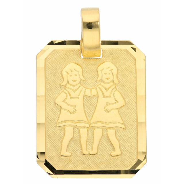 Adelia´s Kettenanhänger »333 Gold Sternzeichen Anhänger Zwilling«,  Goldschmuck für Damen & Herren für kaufen | BAUR