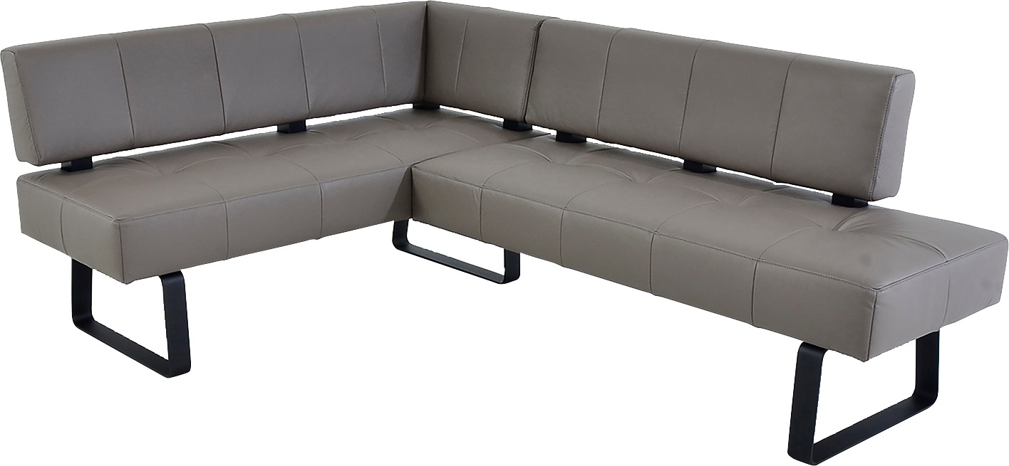 K+W Komfort & Wohnen Eckbank »Spider II«, Sitzsteppung, bequem durch Sandwichbauweise, 2 Stellmaße