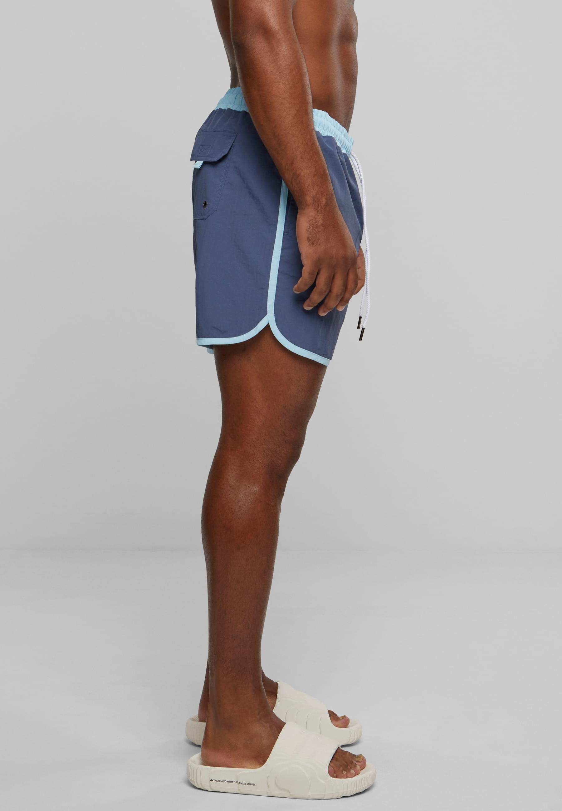 URBAN CLASSICS Badeshorts »Urban Classics Herren Retro Swimshorts«