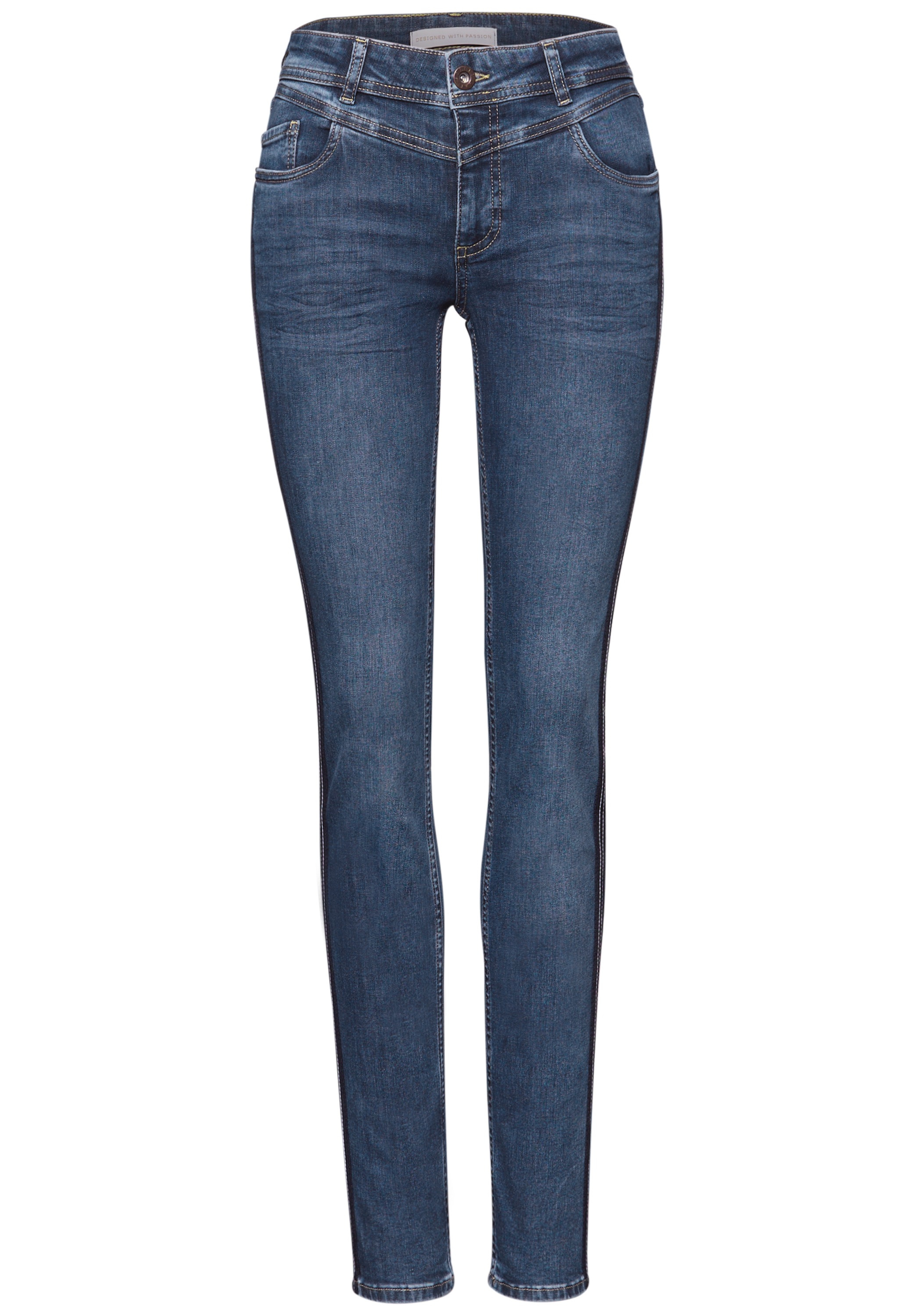 STREET ONE Slim-fit-Jeans, 5-Pocket-Style