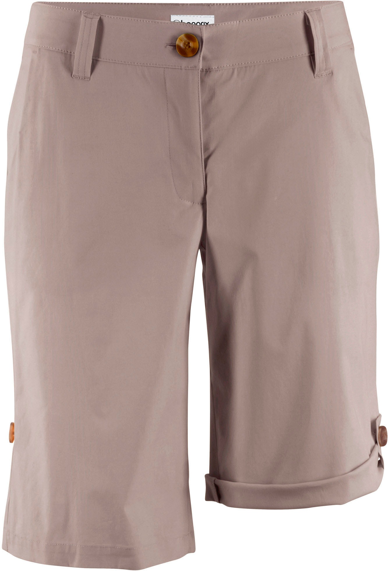 bonprix Bermudas »Stretch Bermuda«  mit krempelbaren Beinen, Regular Fit