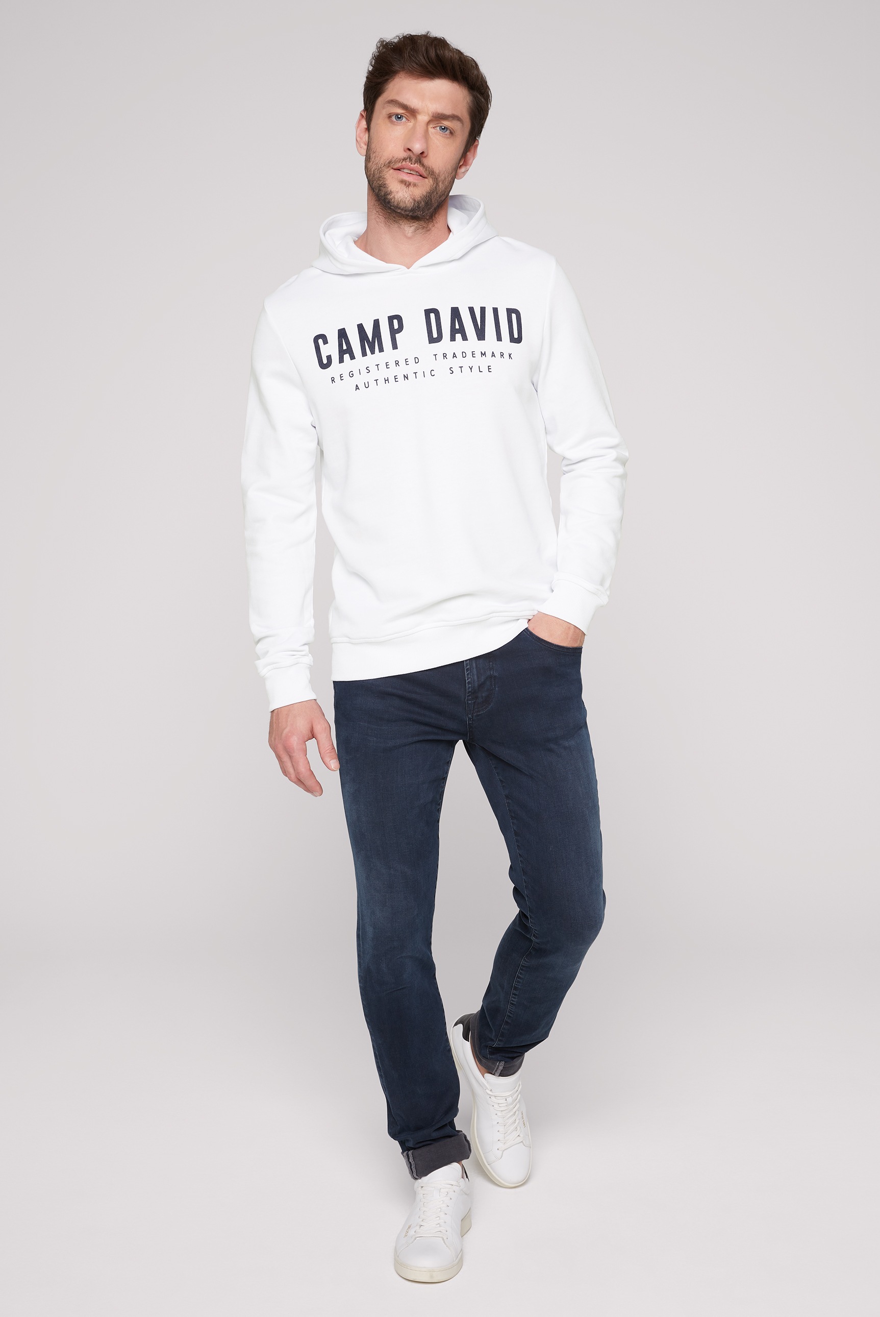 CAMP DAVID Kapuzensweatshirt, mit Logo-Print