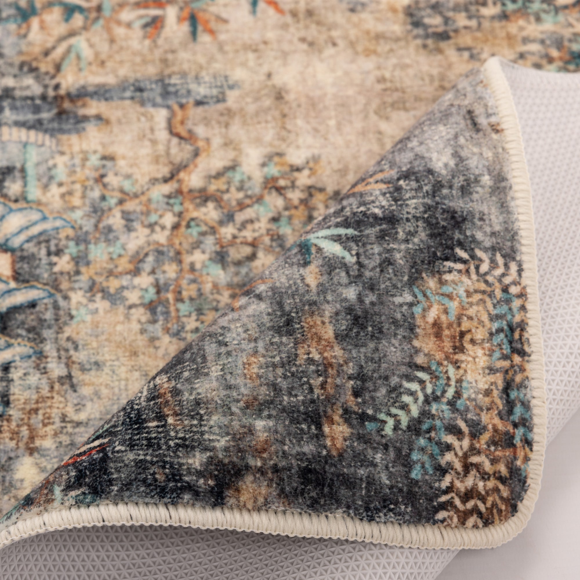 Gino Falcone Badematte »Aquata GF-164, Badvorleger, Badezimmer Teppich« Höhe 7 mm rutschhemmend beschichtet fußbodenheizungsgeeignet Badteppich, bedruckt, rechteckig