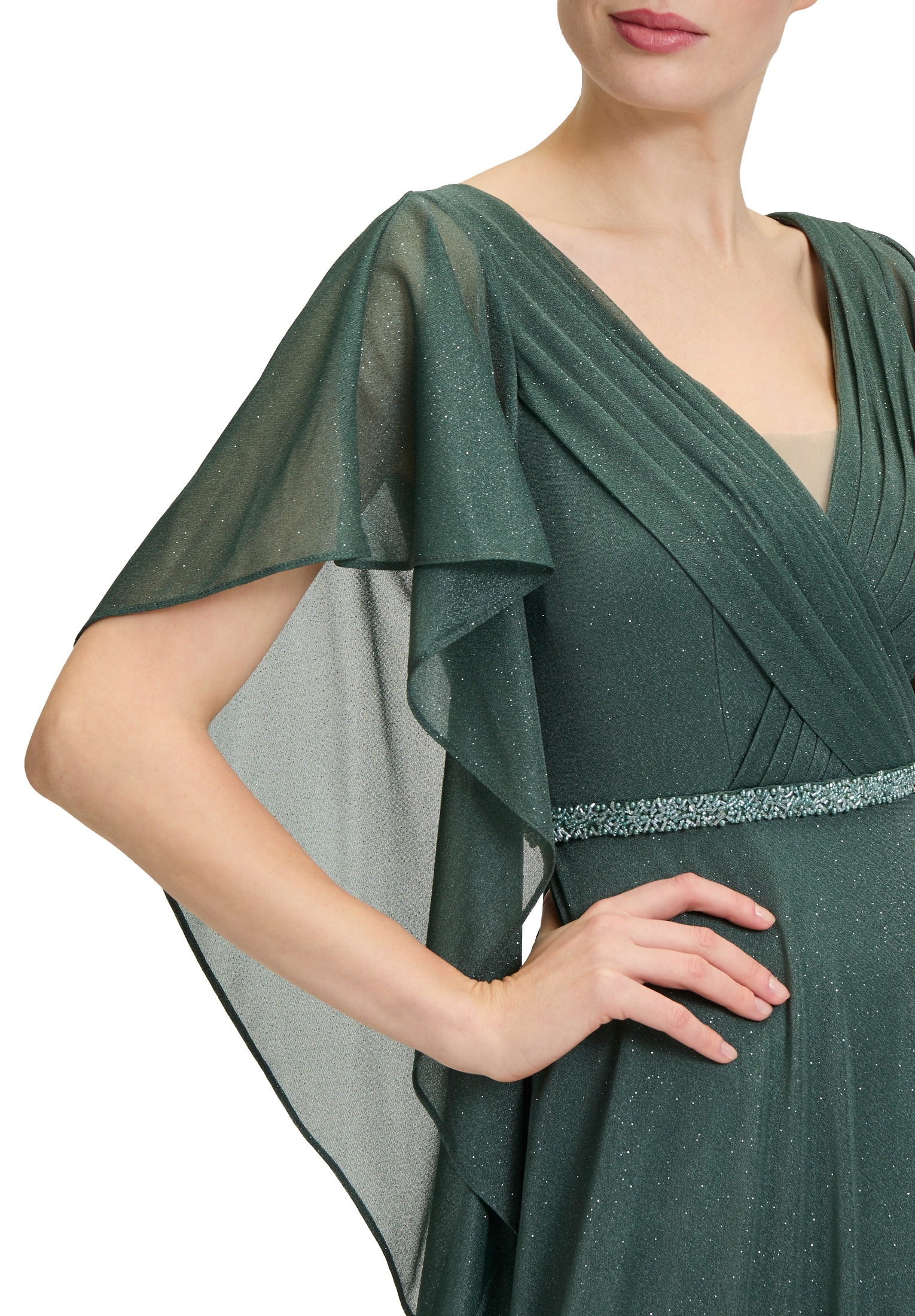 Vera Mont Abendkleid »Vera Mont Damen Abendkleid im Glitzer-Look«, Falten