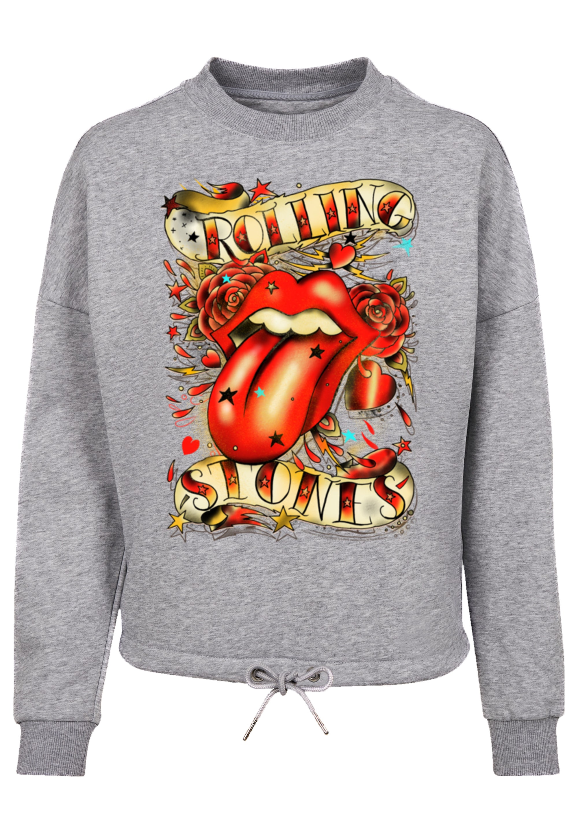 F4NT4STIC Sweatshirt »The Rolling Stones Tongue And Stars«, Musik, Band, Logo