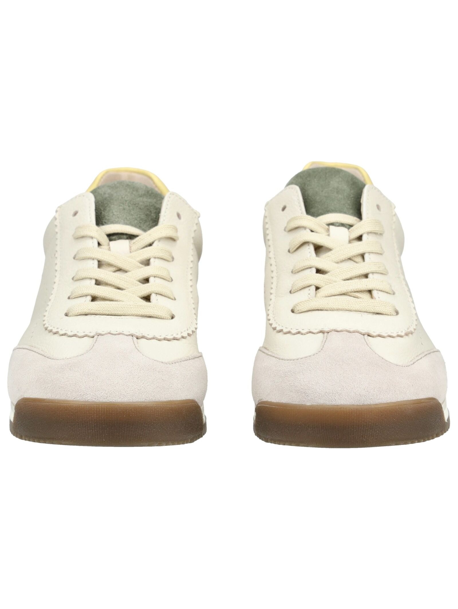 Gabor Sneaker Leather Beige/Green Size 38 2