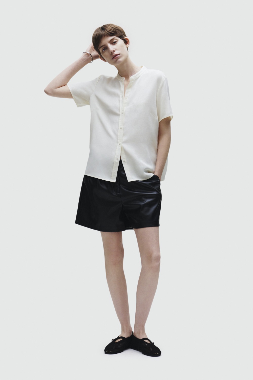 Marc O'Polo DENIM Kurzarmbluse »aus TENCEL™ Lyocell«