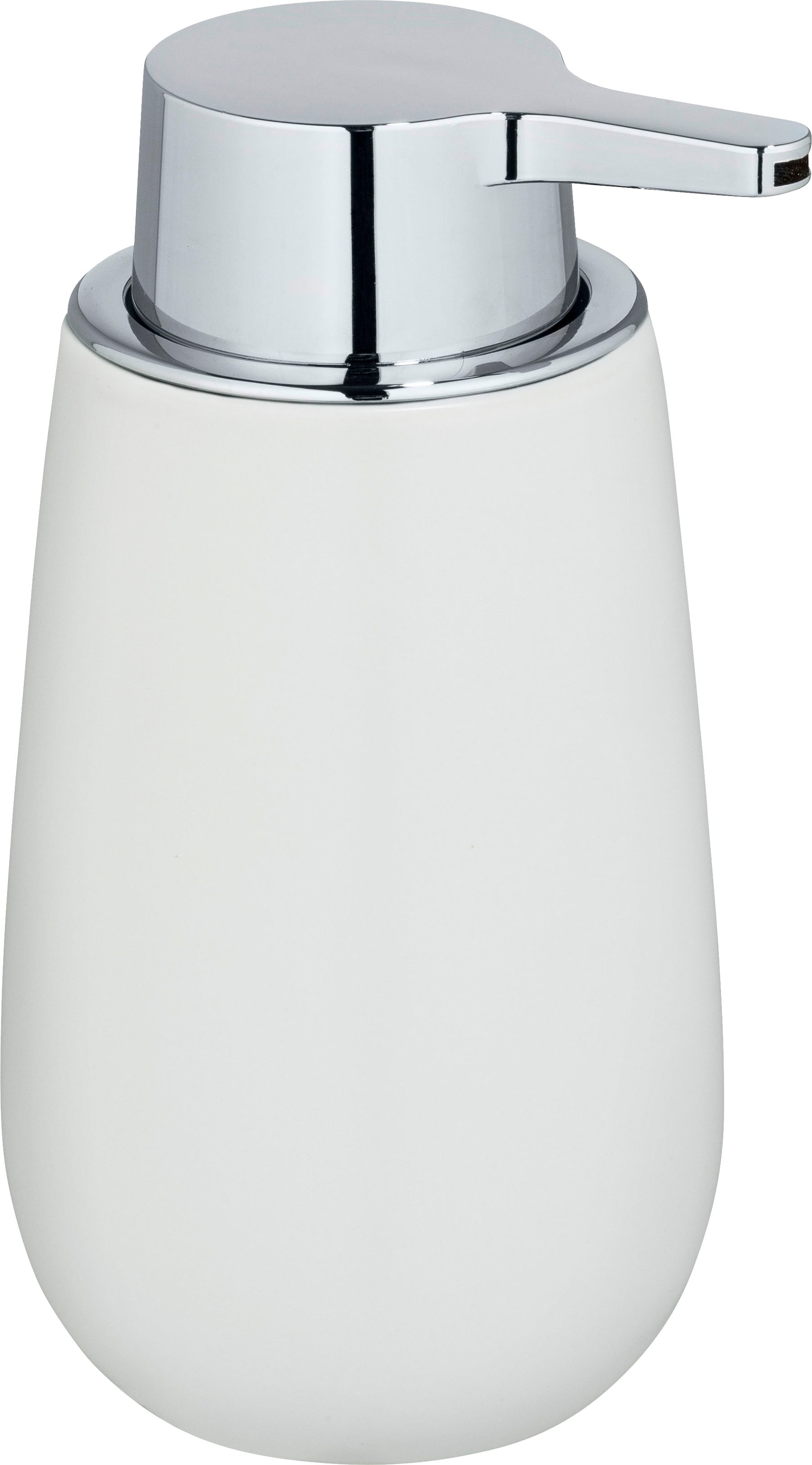 WENKO Seifenspender "Badi" Weiß, Keramik, 320 ml günstig online kaufen