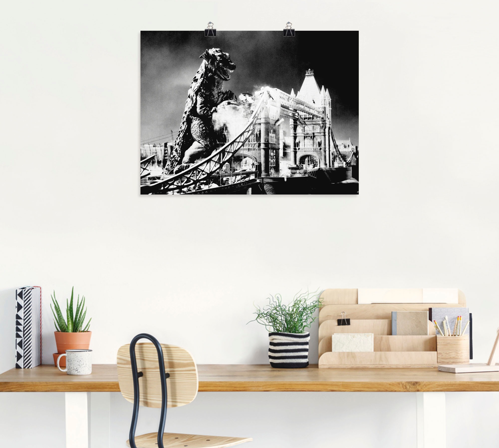 Artland Poster "Godzilla II", Stars, (1 St.), als Alubild, Leinwandbild, Wa günstig online kaufen