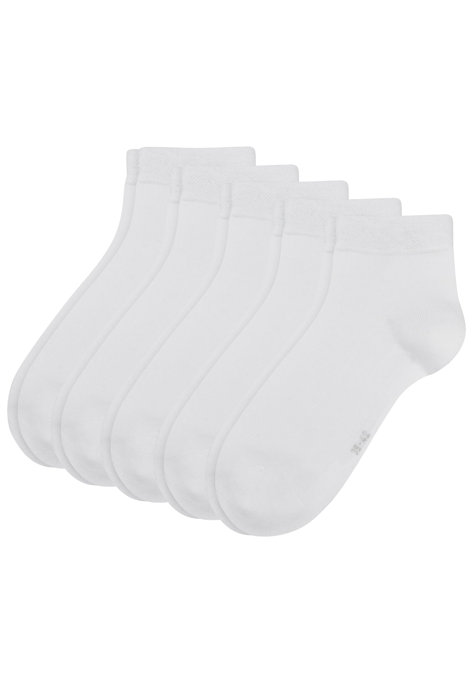 Camano Kurzsocken »Kurzsocken Classics 15er Pack«, 15er Pack Mit recycelter Baumwolle für angenehmen Tragekomfort, Weiche Zehennähte verhindern Druckstellen