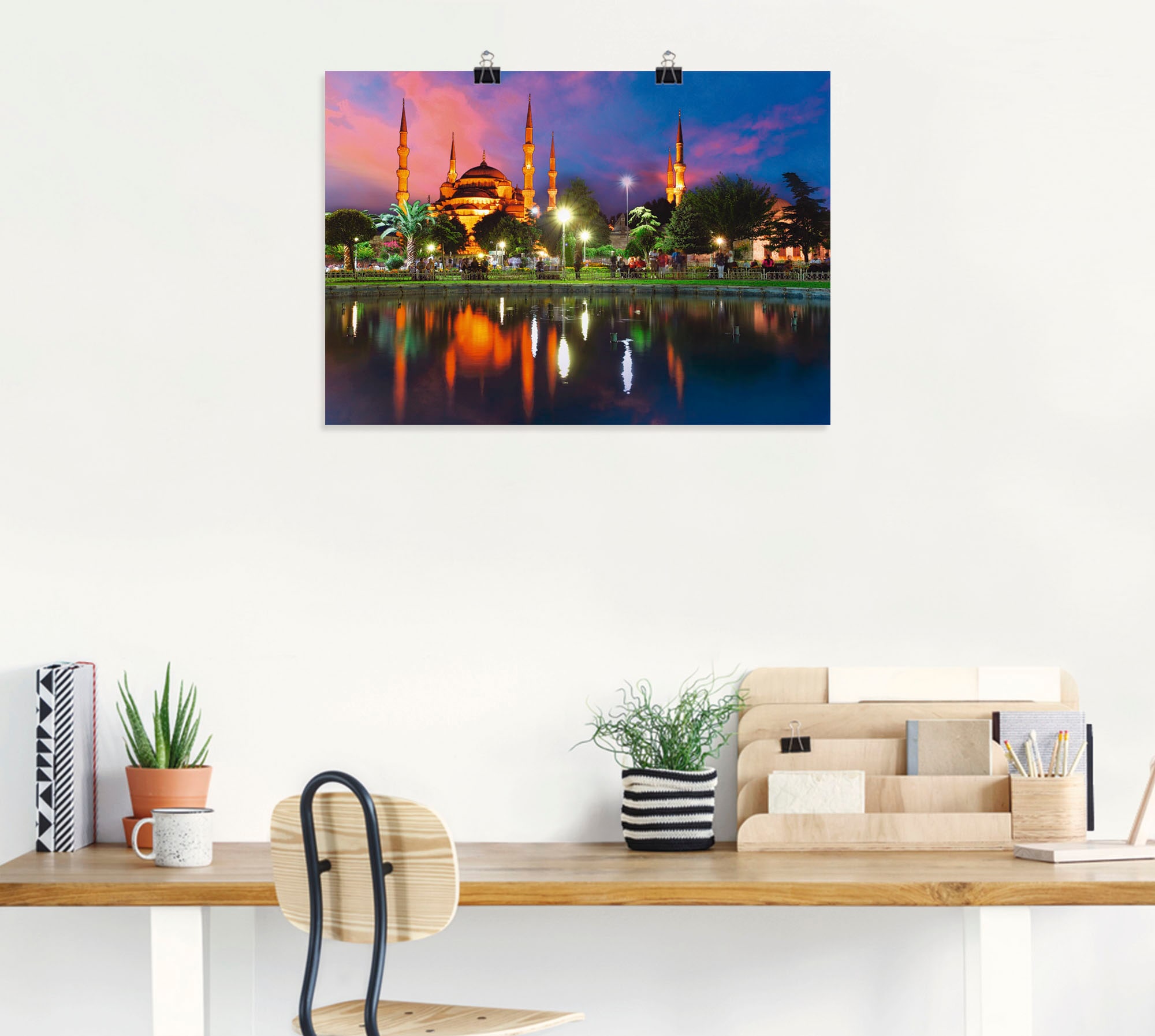 Artland »Blaue Moschee in Istanbul - Türkei« Gebäude 1 Stk. tlg. ohne Rahmen