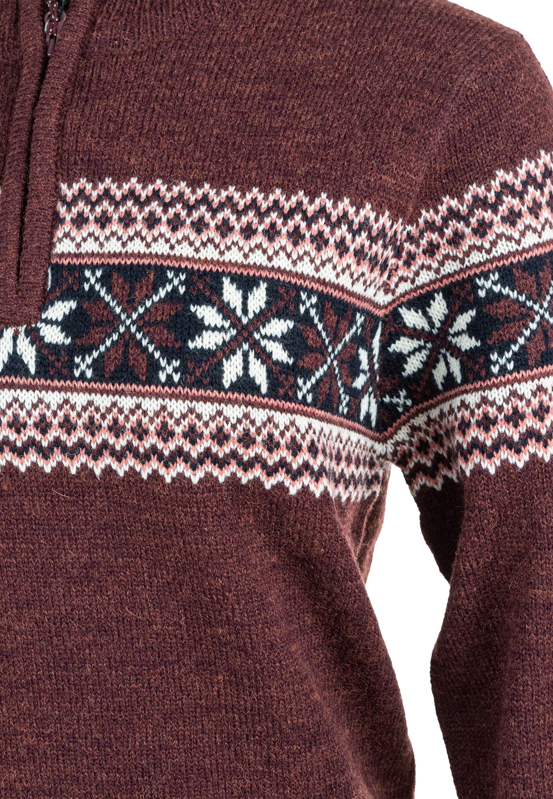 WHISTLER Strickpullover »Flash«, mit tollem Norweger-Muster