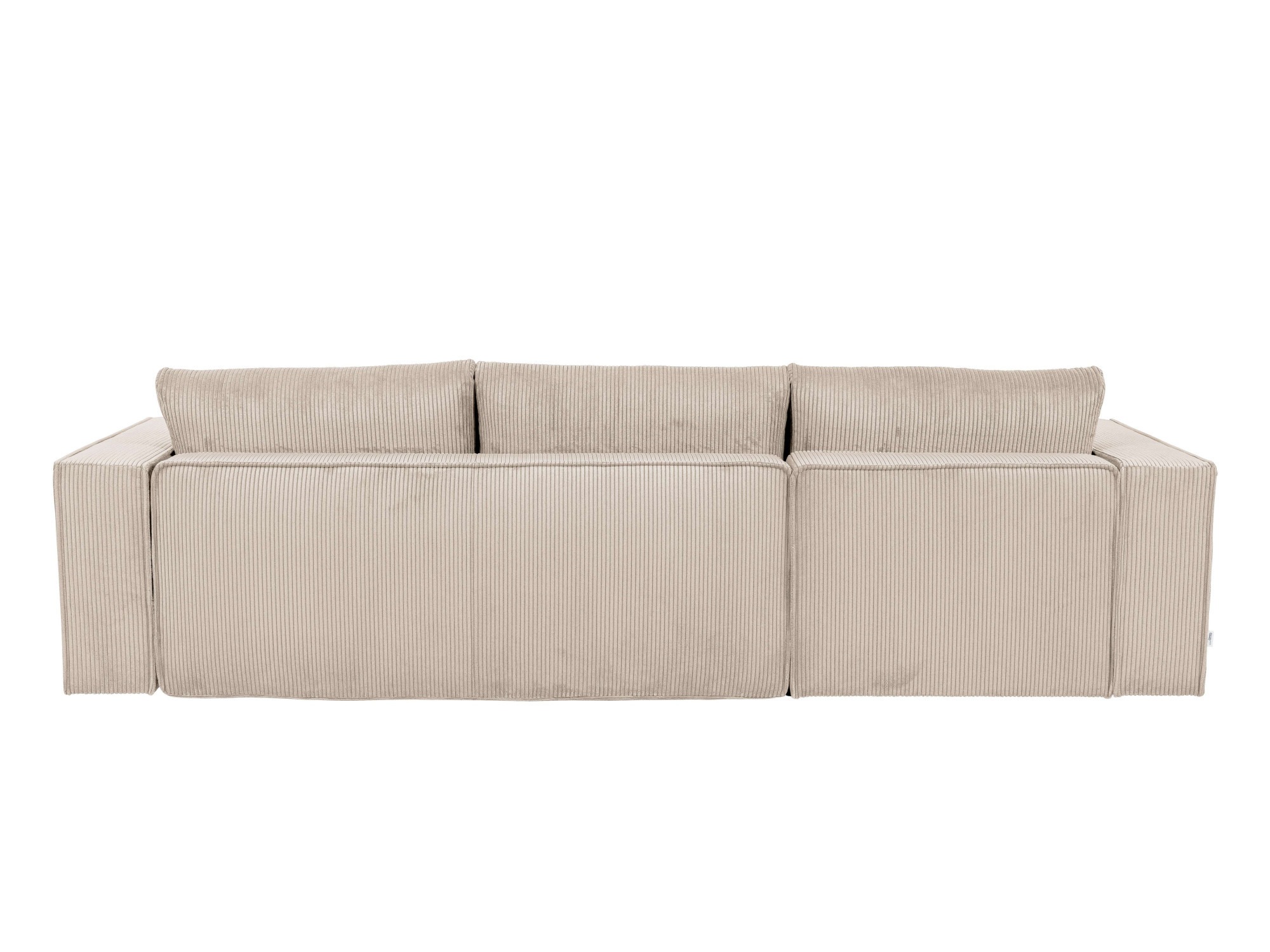 OTTO home Ecksofa »Tillian, Schlafsofa« Breite 294 cm, Breitkord, Sitzfläche mit Taschenfederkern