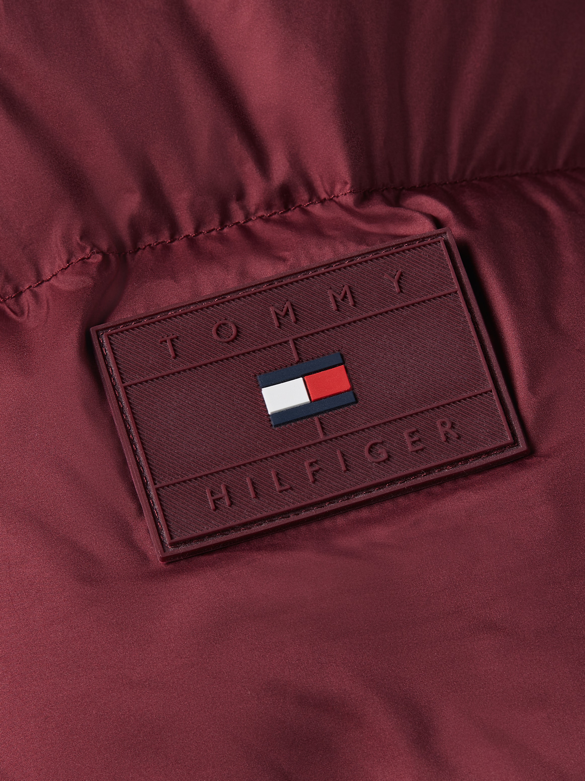 Tommy Hilfiger Steppjacke »MIX DOWN HOODED PUFFER JACKET«, mit Kapuze, mit abnehmbarer Kapuze