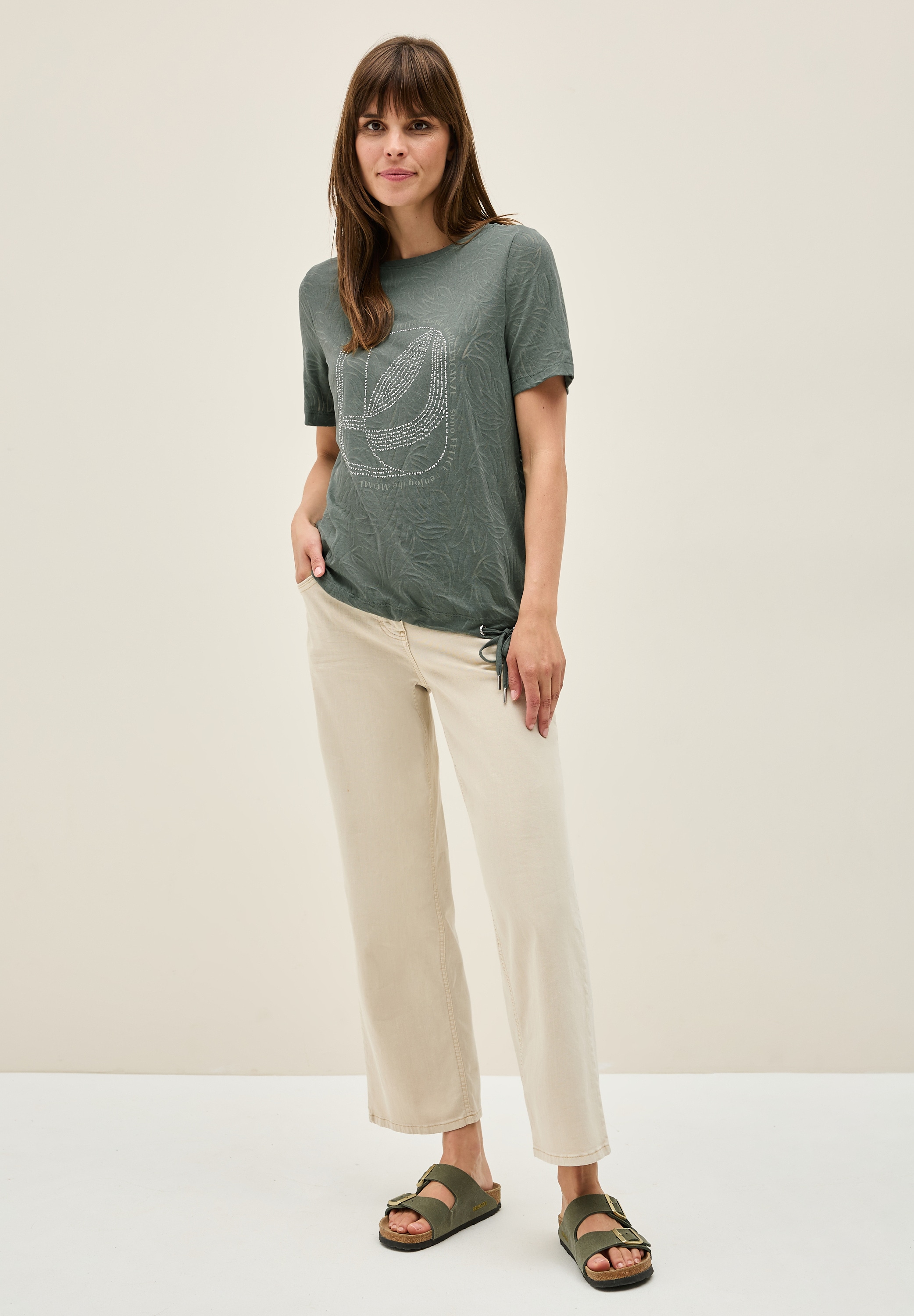 Cecil T-Shirt, im soften Baumwoll-Mix