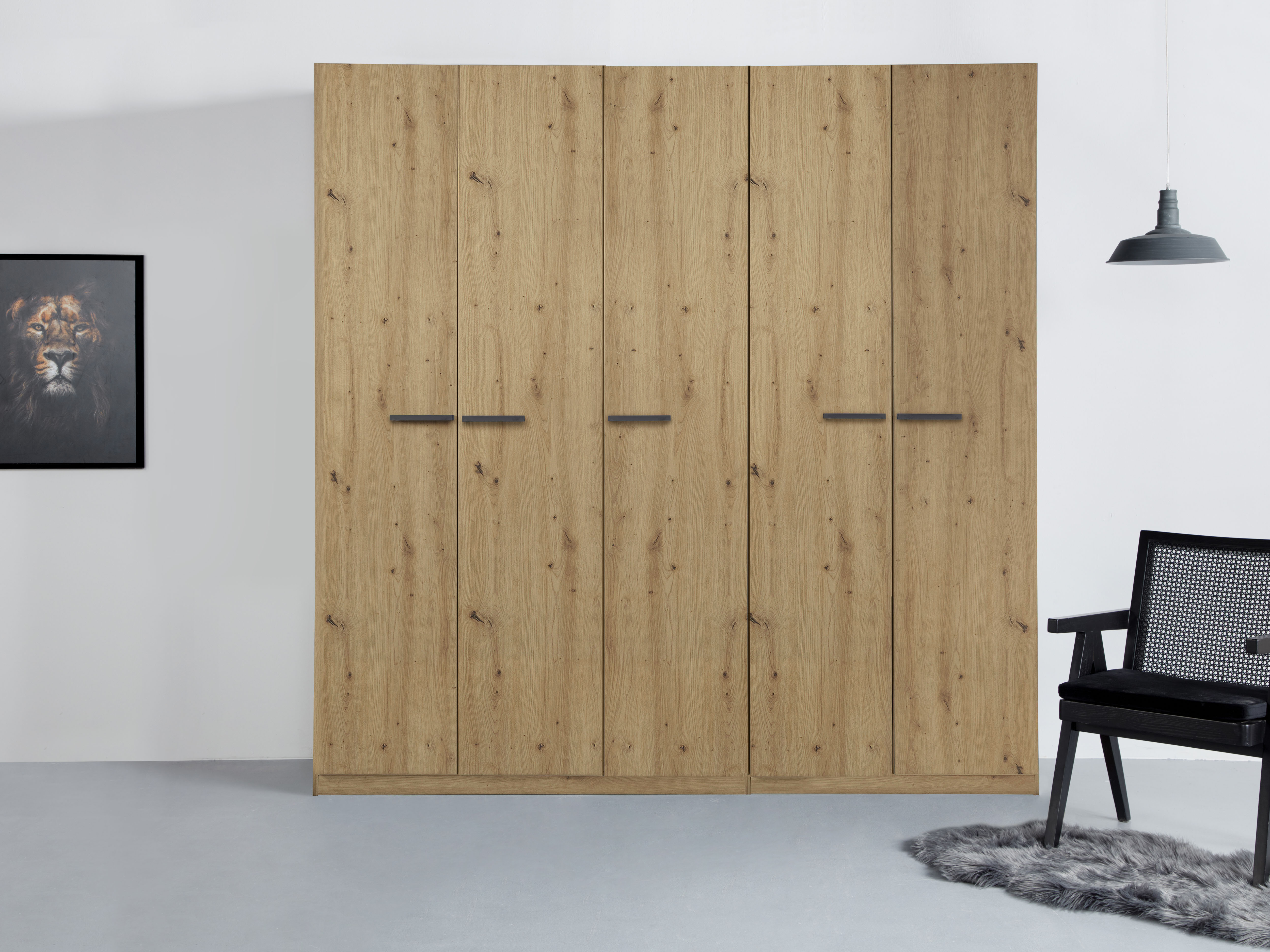 OTTO home Kleiderschrank "Mehrzweckschrank Aktenschrank Möbel Mietswohnung Schlafzimmer OTELI" erhältlich in Breiten 91-360 cm, ab Breite 136cm inkl. Innenschubladen, mit zusätzlichen Einlegeböden, optional mit Spiegel MADE IN GERMANY