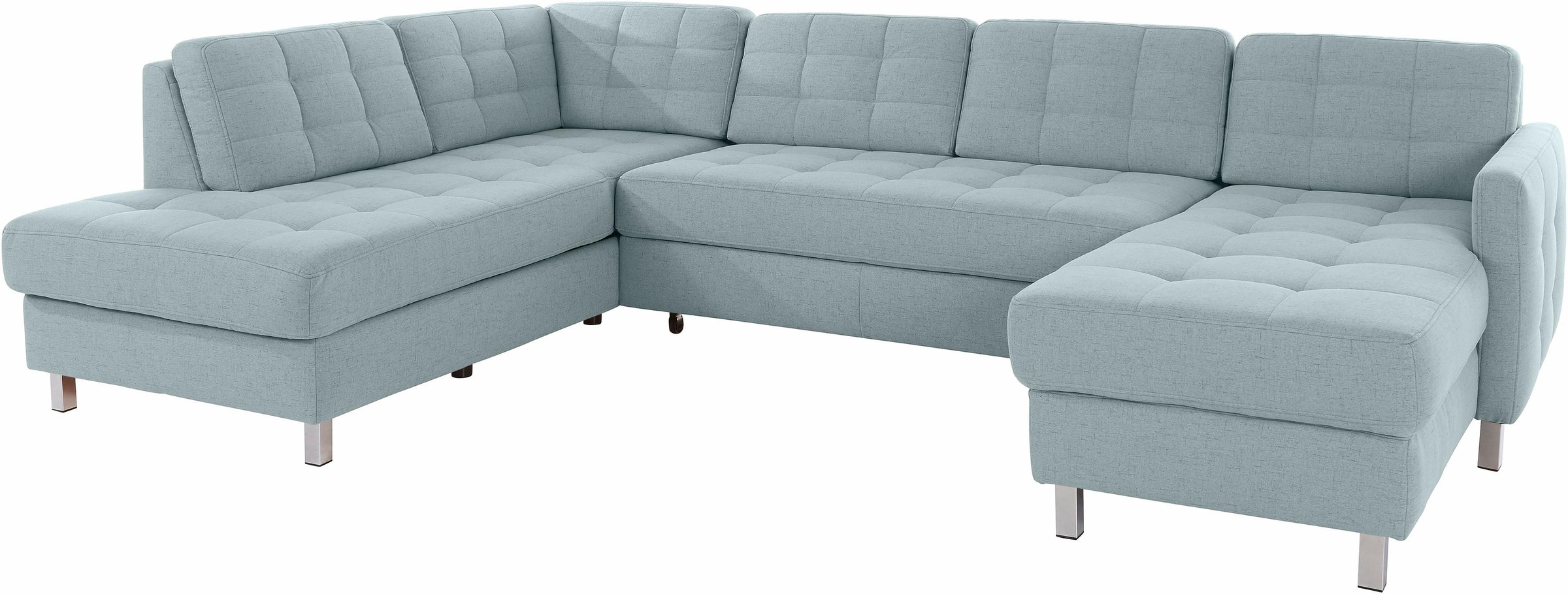 sit&more Wohnlandschaft "Picasso U-Form" wahlweise mit Schlaffunktion und Bettkasten