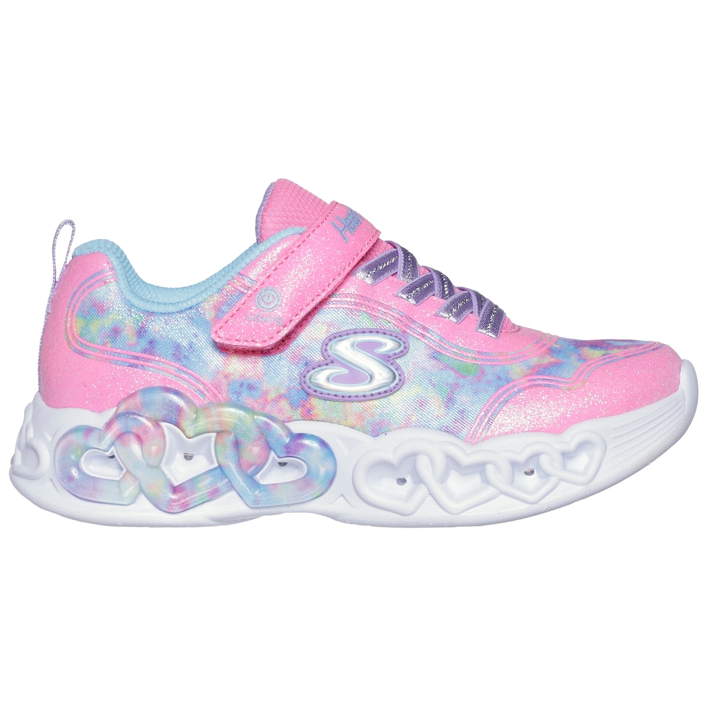Skechers Kids Slip-On Sneaker »INFINITE HEART LIGHTS, Blinkschuh«, mit leuchtender Laufsohle