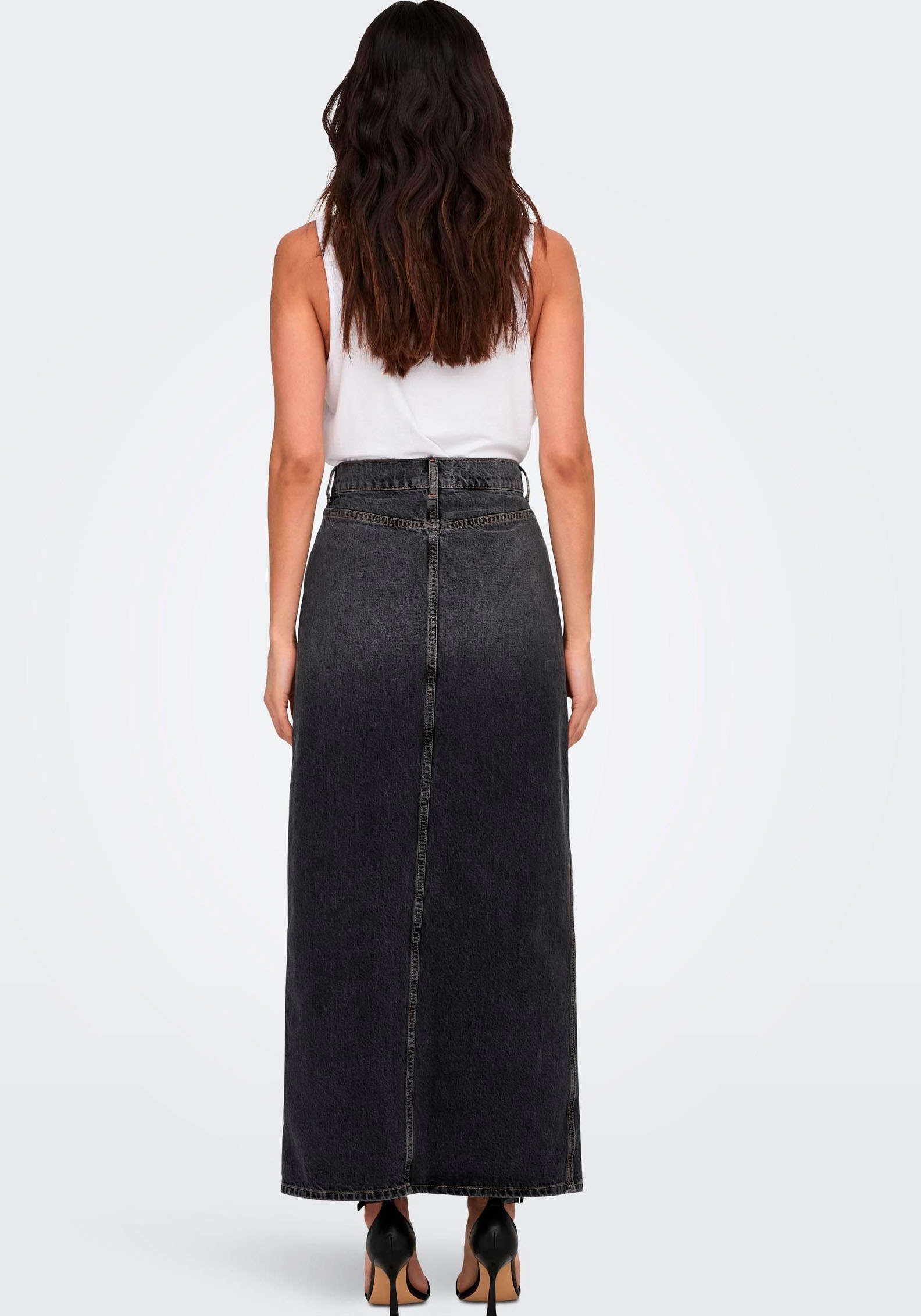 ONLY Jeansrock "ONLCILLA LONG SLIT SKIRT DNM NOOS" günstig online kaufen