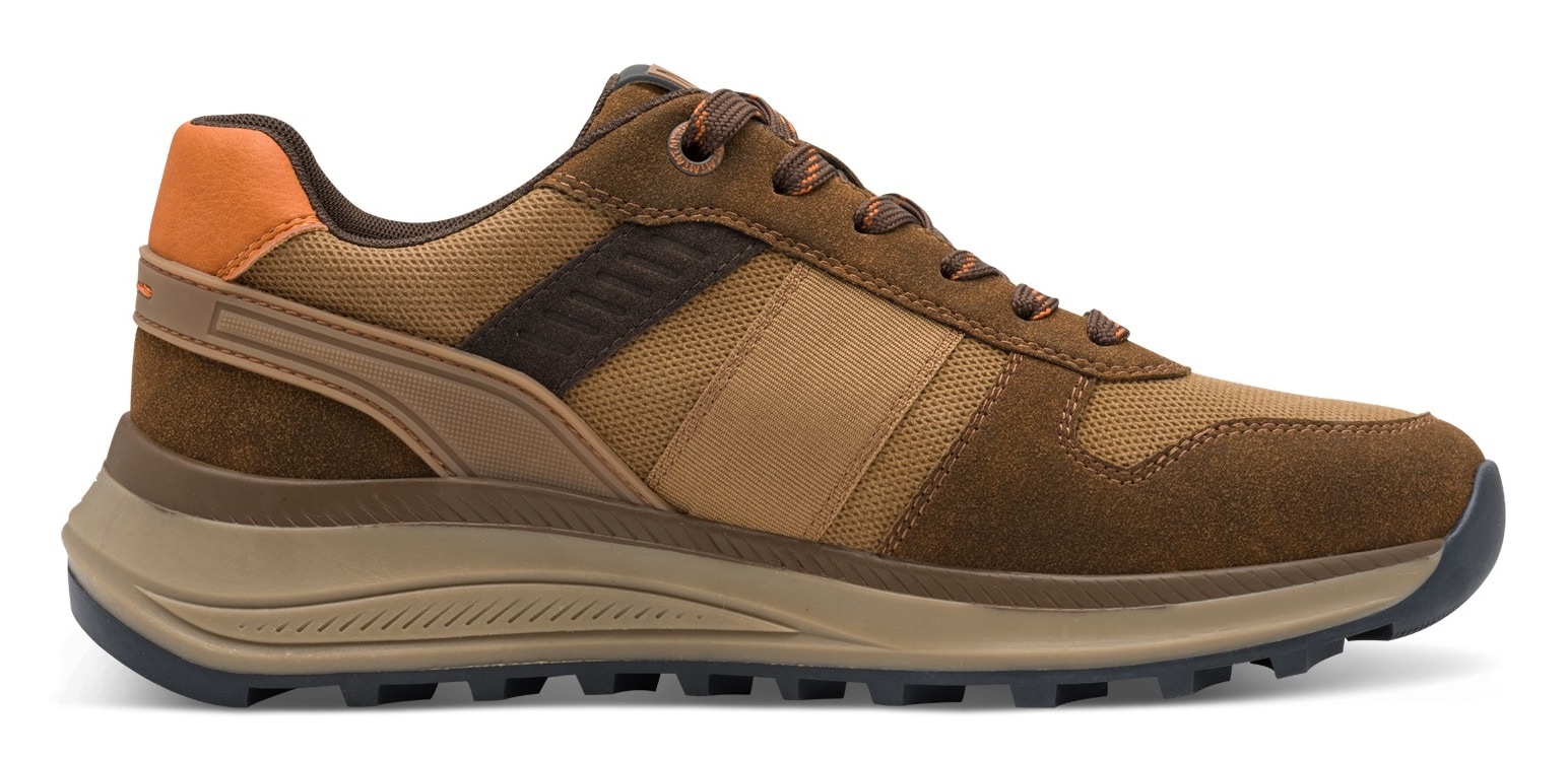 MARCO TOZZI Sneaker, Freizeitschuh, Halbschuh, Schnürschuh im Materialmix