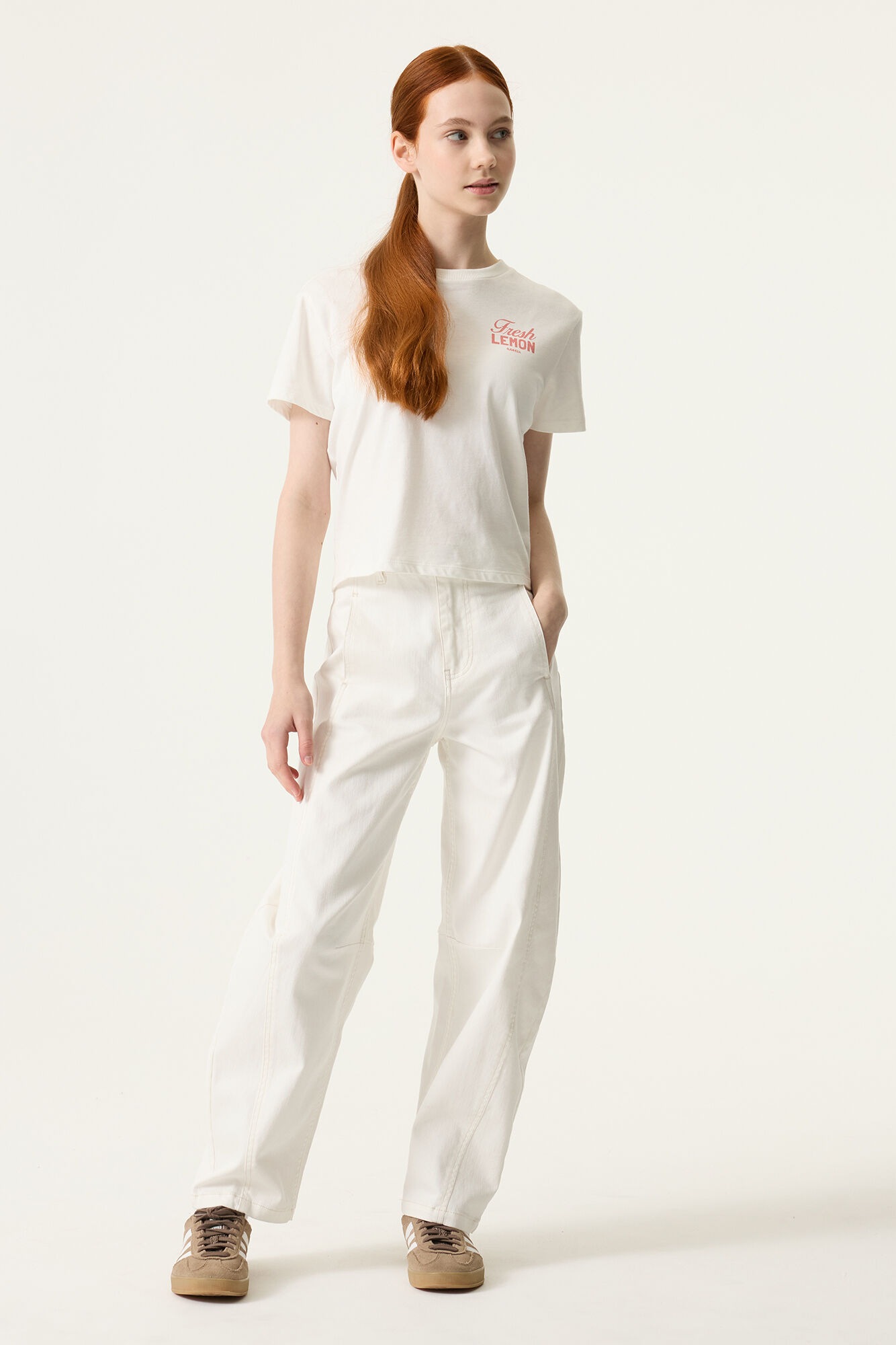 Thumbnail - Garcia Rundhalsshirt mit großem Rückenprint