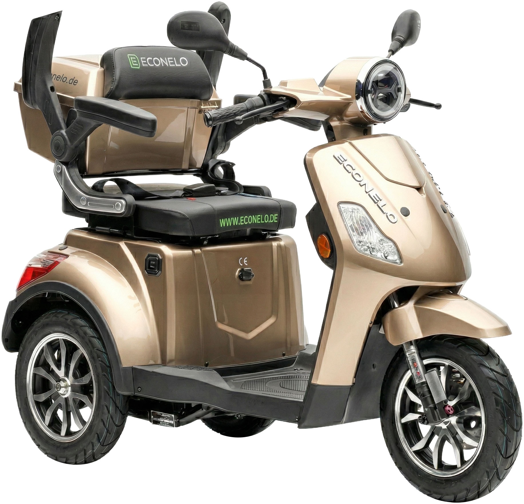 ECONELO Elektromobil »Seniorenmobil P1000, Lithium-Akku, 25 km/h, 1000 Watt« 1.000 W 25 km/h