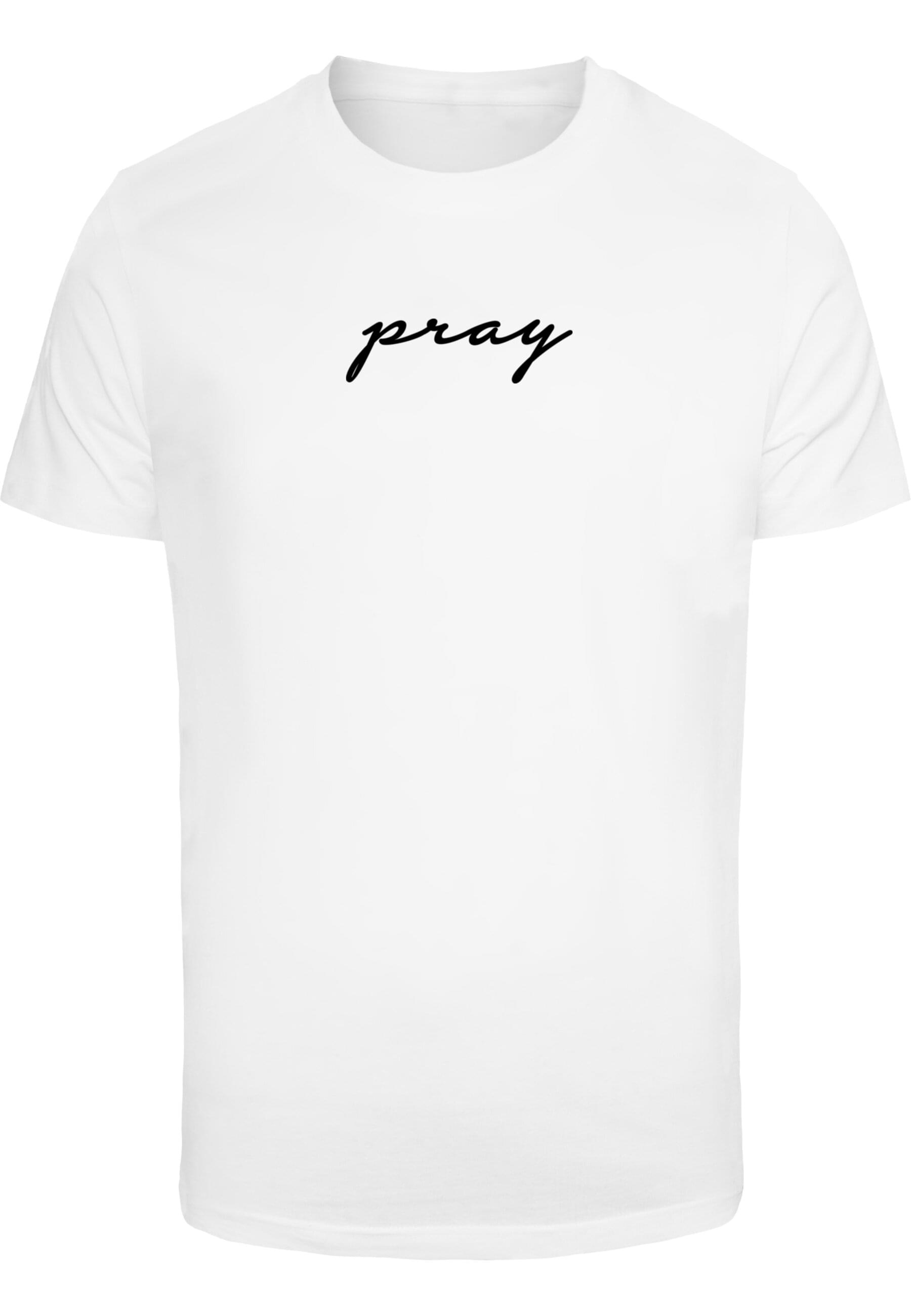 MisterTee T-Shirt "MisterTee Herren Pray EMB Tee" 1 Stk. tlg. günstig online kaufen