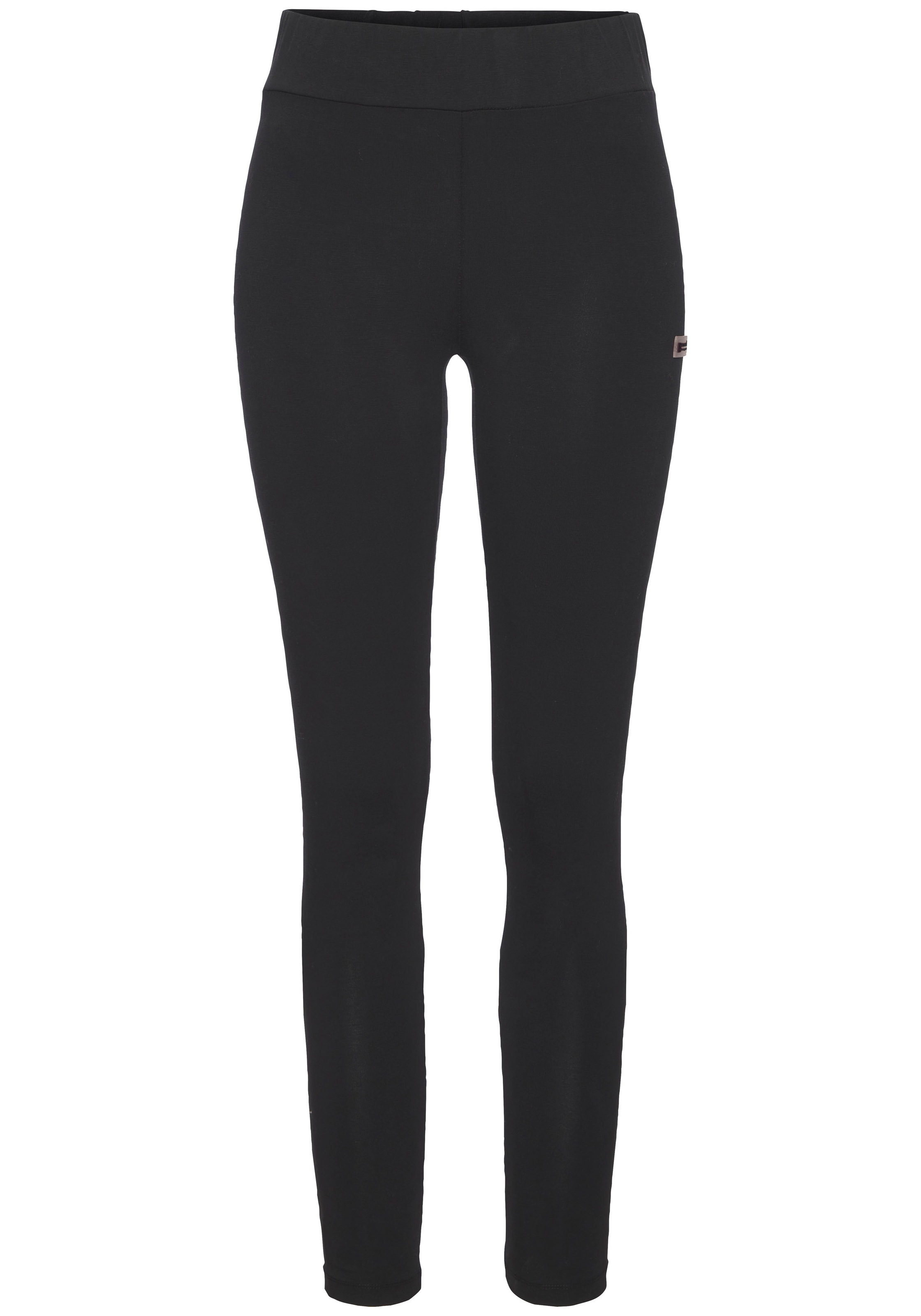 Bench. Loungewear Leggings mit Logo Silikon Badge, Loungewear günstig online kaufen