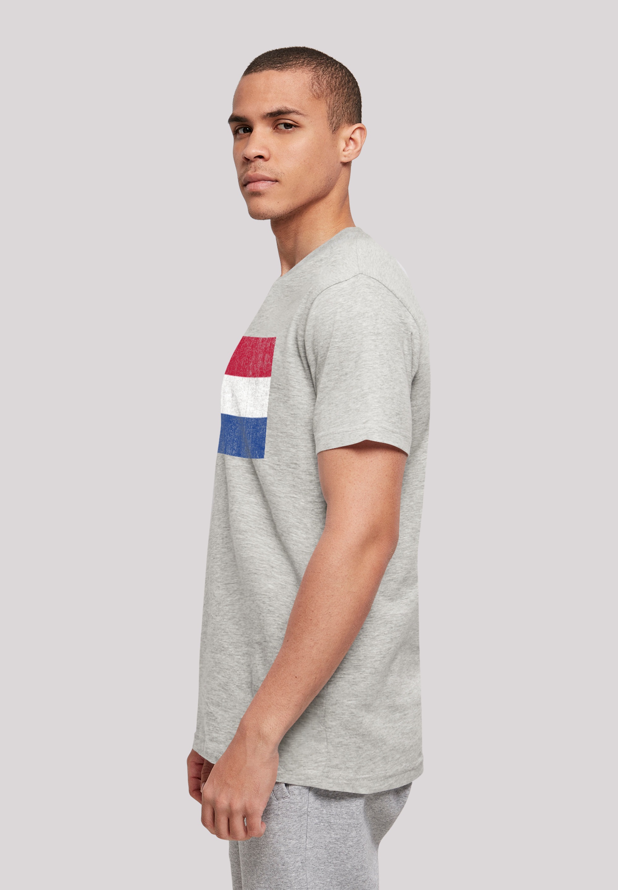 F4NT4STIC T-Shirt »Niederlande Holland Flagge distressed«, Print ▷  bestellen | BAUR