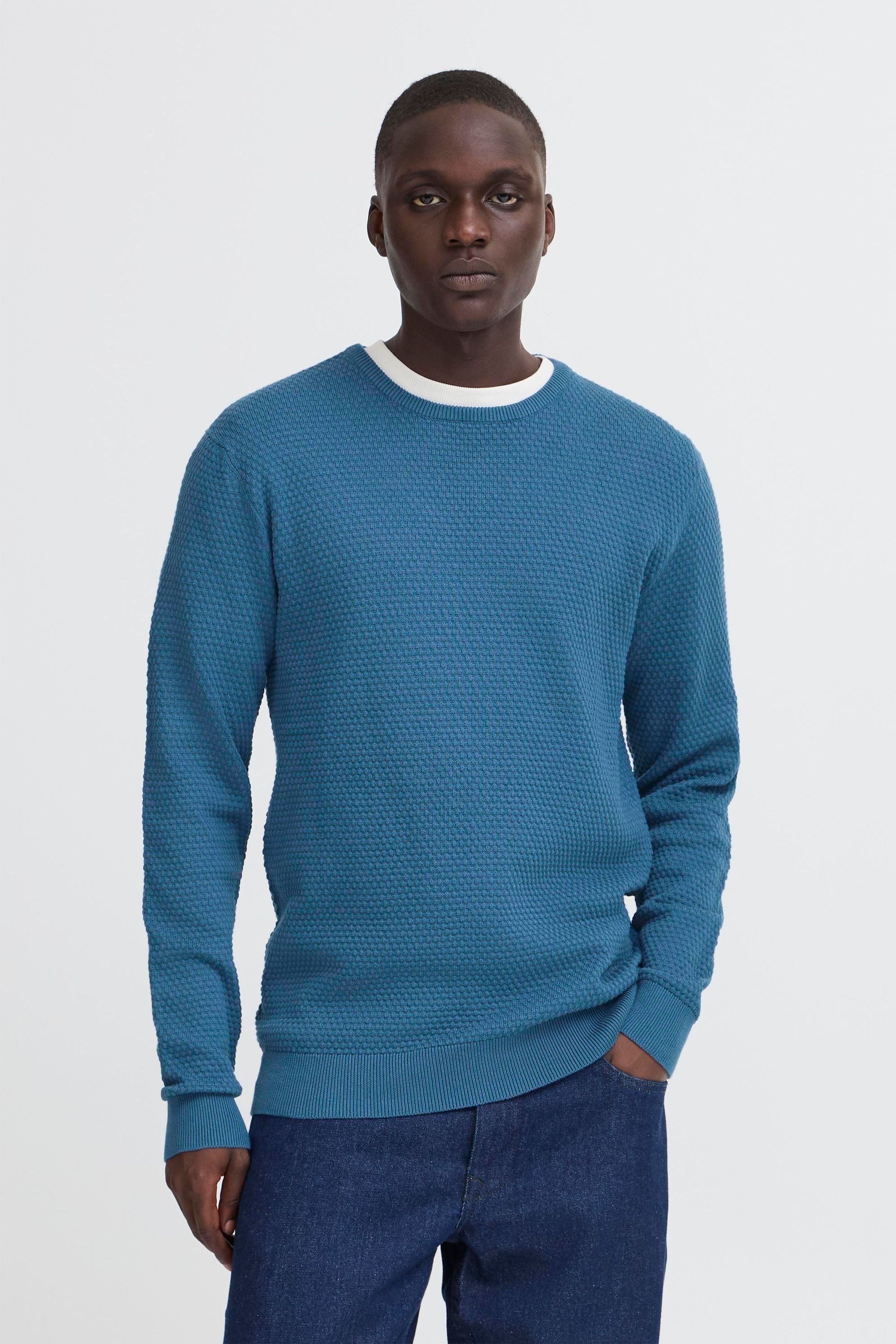 Thumbnail - Blend Strickfleece-Pullover "Strickpullover BHREDHILL CREW NECK KNIT NOOS"