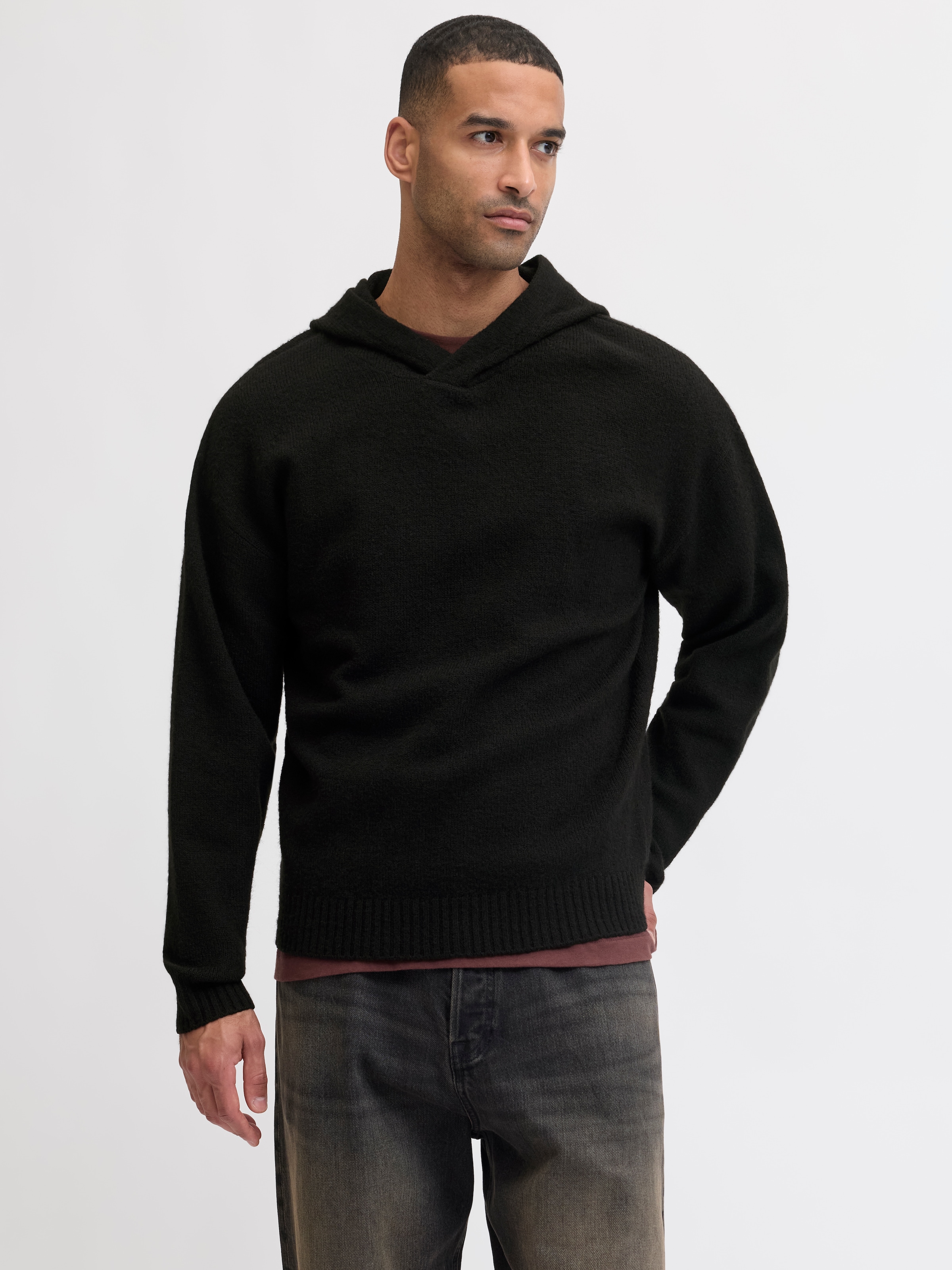 Jack & Jones Kapuzenpullover "JJESOHO OLLIE KNIT HOOD LN" günstig online kaufen