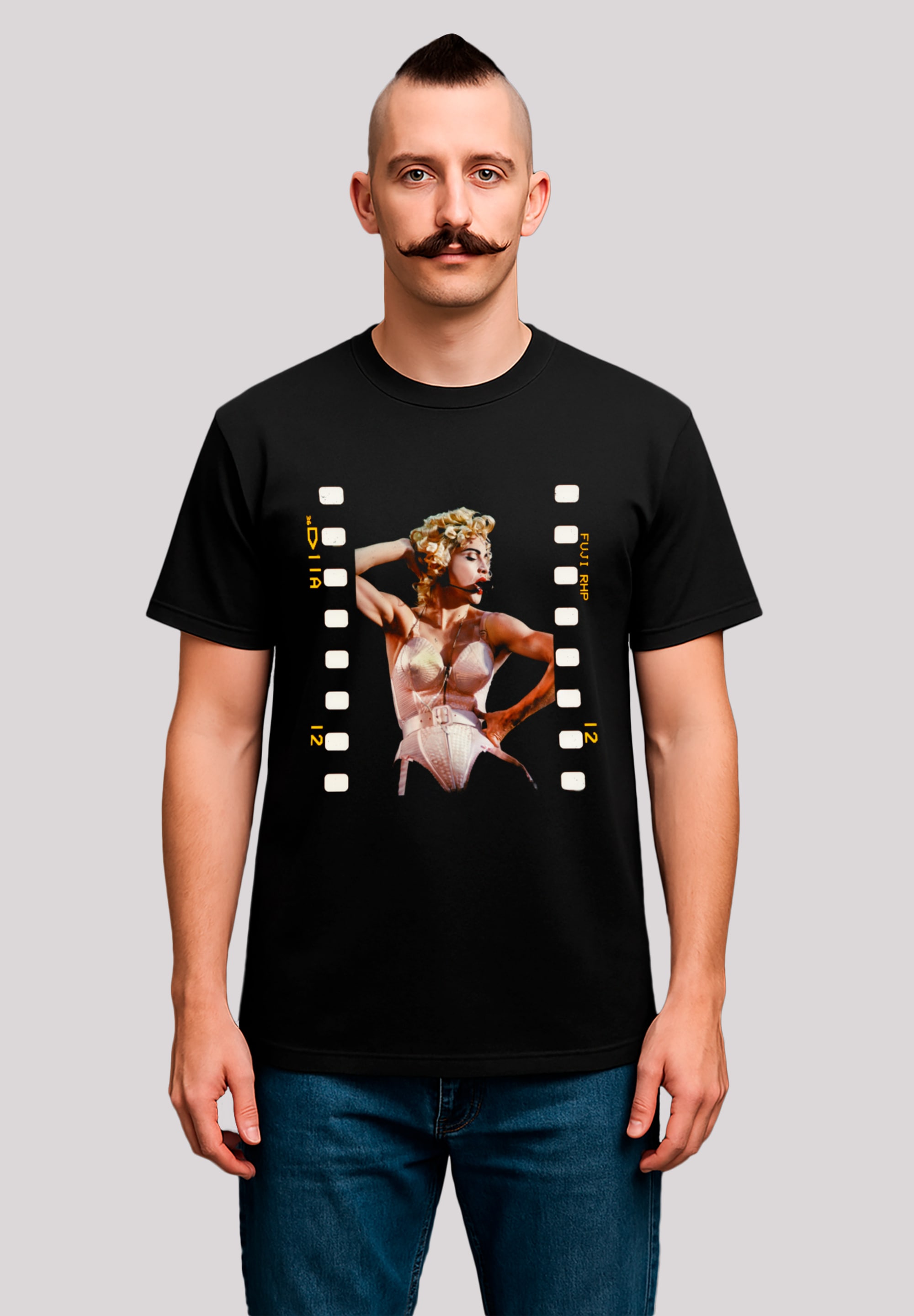 F4NT4STIC T-Shirt "Madonna Live Photo Reel By Stephen Wright", Premium Qual günstig online kaufen