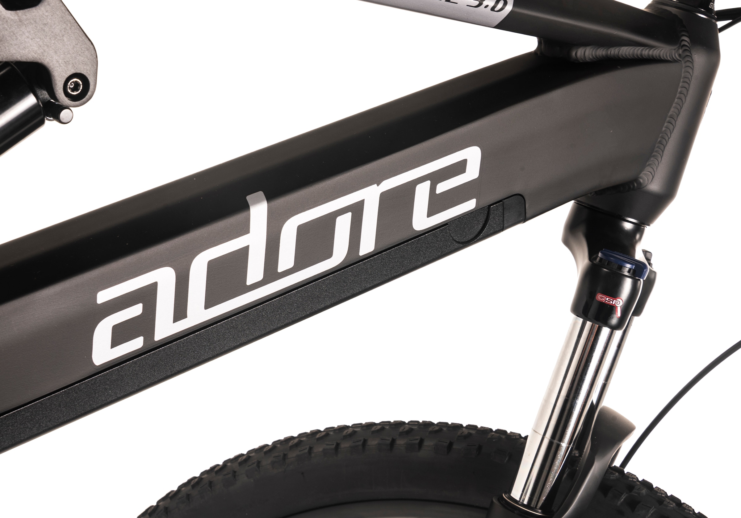 Adore E-Bike »Fully 29" Enforce 3.0 Mittelmotor 130NM / 15Ah Schwarz matt«, 9 Gang, Shimano, Cues, Mittelmotor 250 W