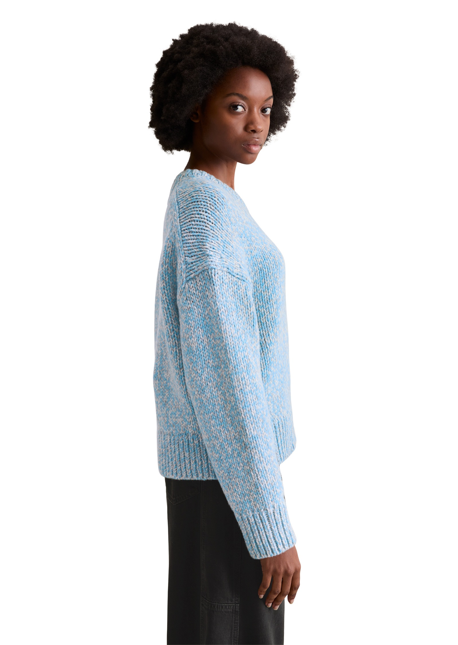 Marc OPolo DENIM Strickpullover "aus weichem Wolle-Mix" günstig online kaufen