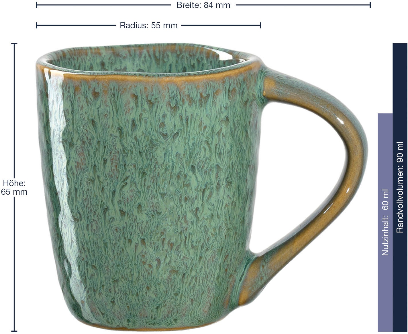 LEONARDO Espressotasse »MATERA« 90 ml, 4-teilig