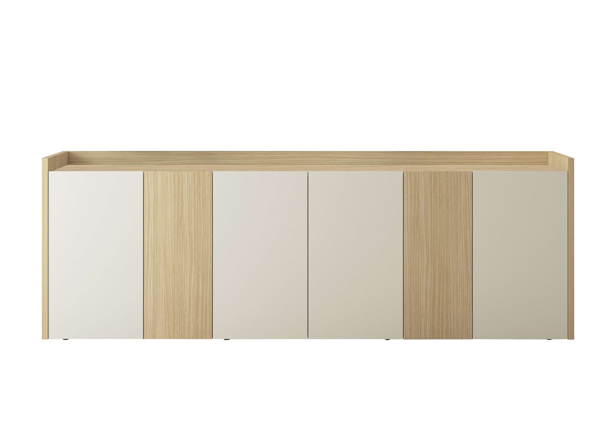 OTTO home Sideboard »Sideboard ALTEA, Kommode, Schrank, Kredenz« 1 Stk. tlg. Mit 6 Drehtüren, 6 Innenfächer, B.220 cm