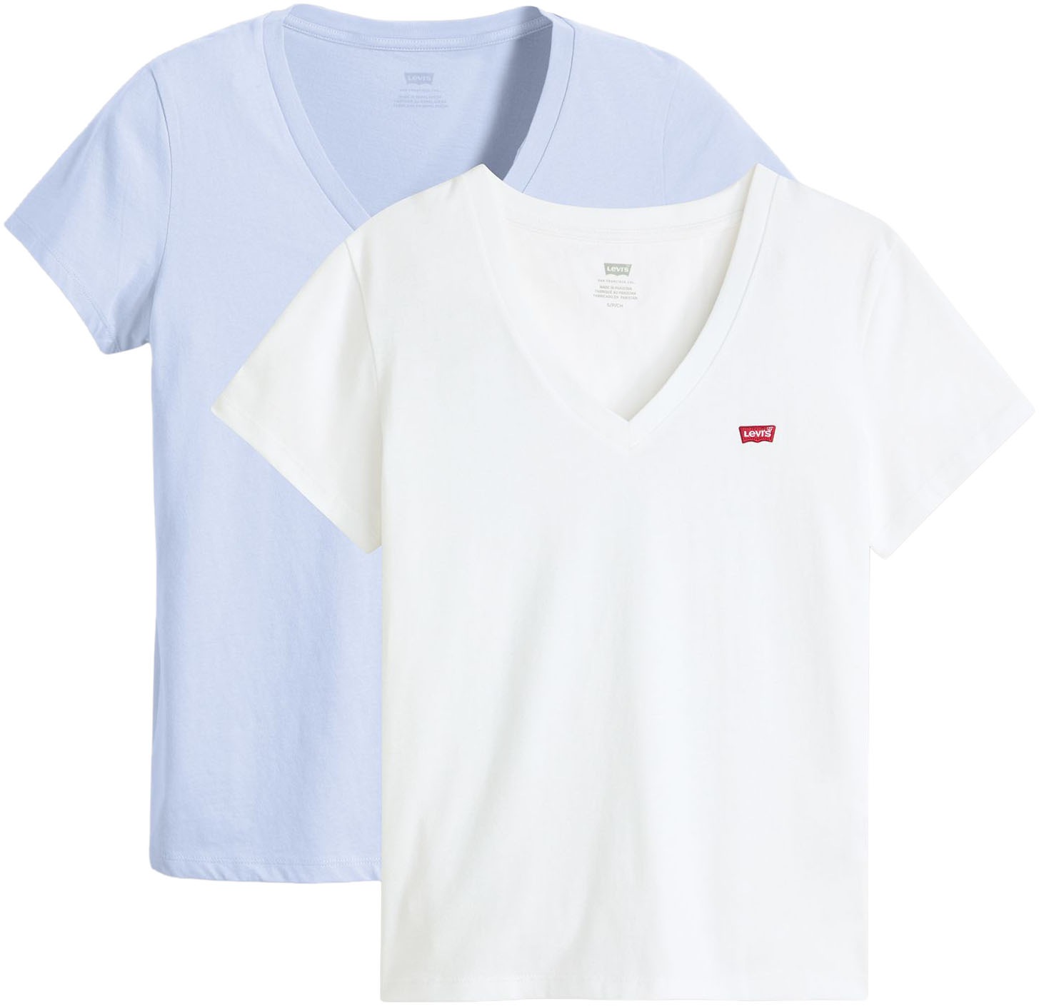 Levis T-Shirt "VNECK TEE 2 PACK", 2 Stk. günstig online kaufen