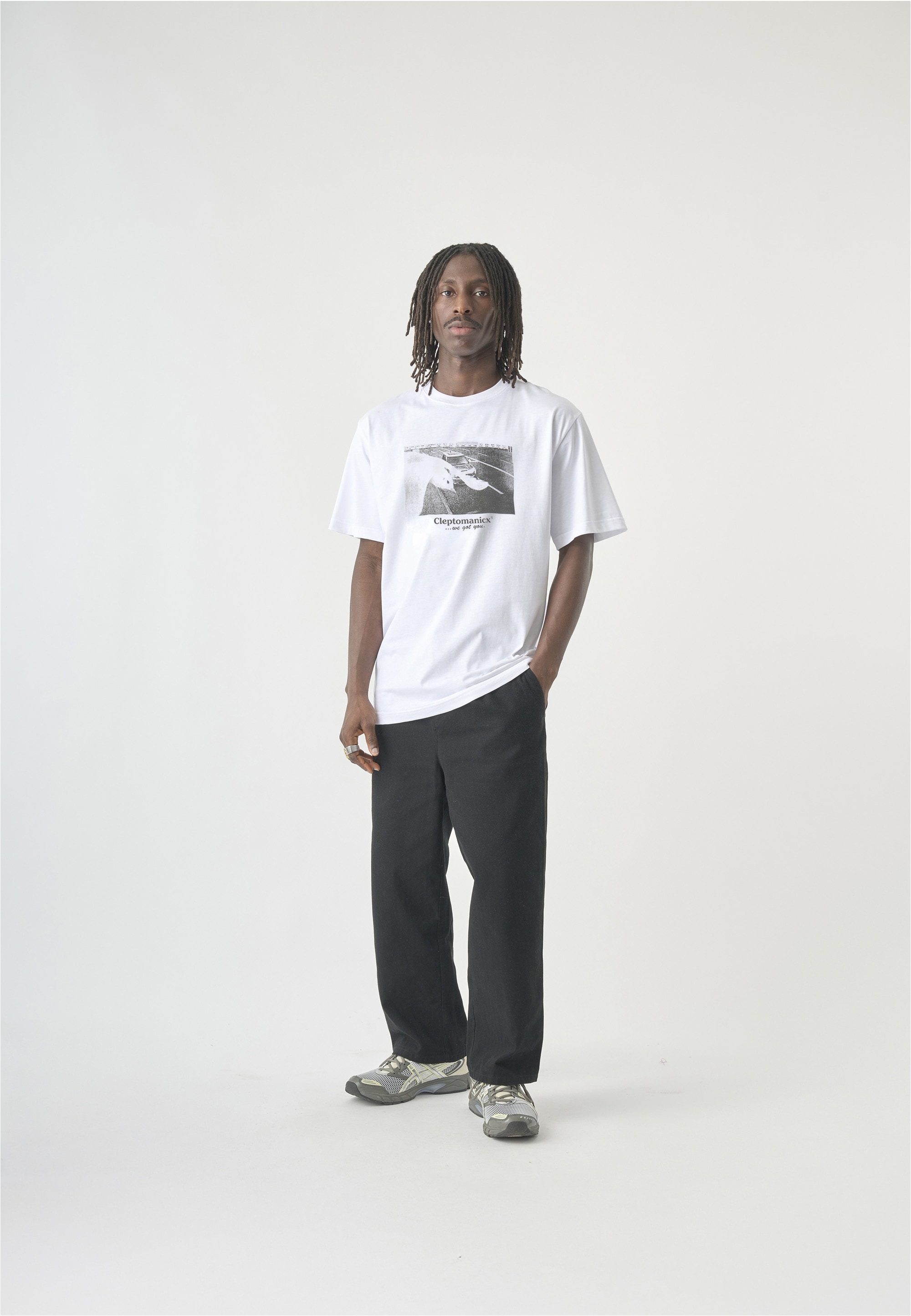 Cleptomanicx T-Shirt »We got you..« mit coolem Frontprint