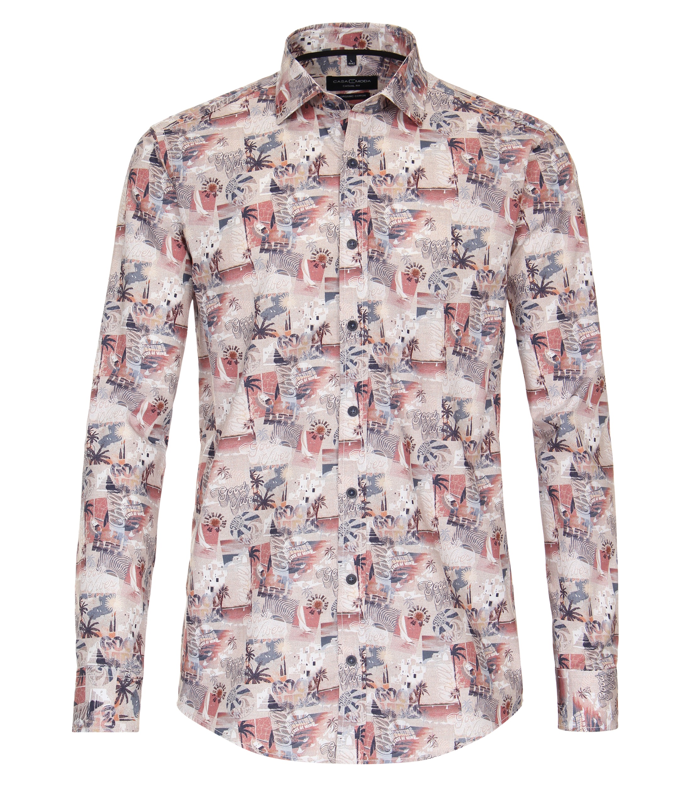 CASAMODA Langarmhemd »CASAMODA Freizeithemd Print«