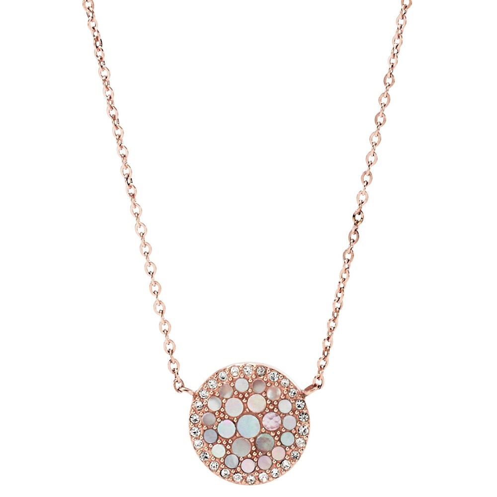 Kette mit Anhänger »VINTAGE GLITZ, Pearl Disc Pendant, JF03224040, JF01740791«