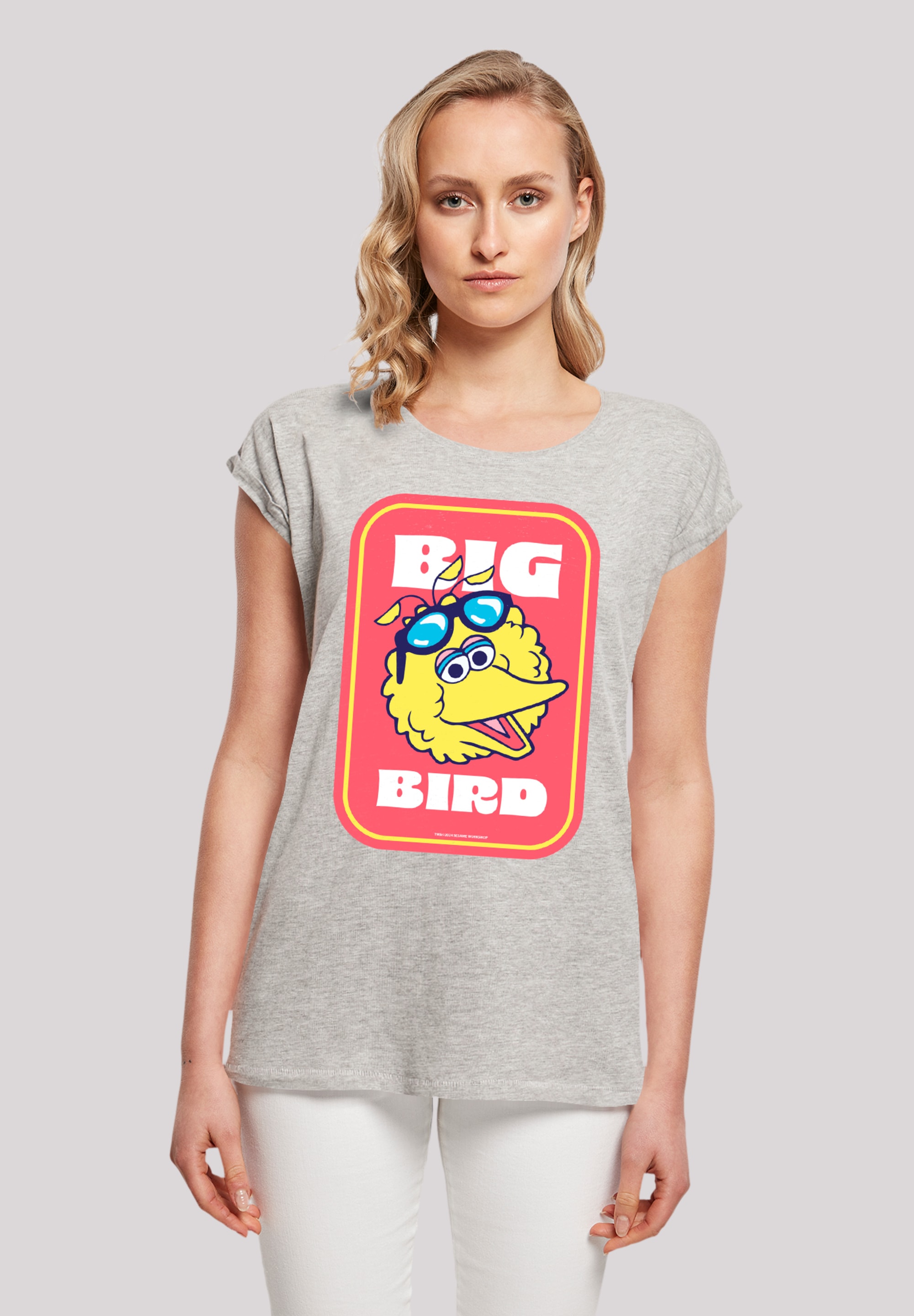 F4NT4STIC T-Shirt "Sesamstraße Bilbo Big Bird Sticker", Premium Qualität, W günstig online kaufen