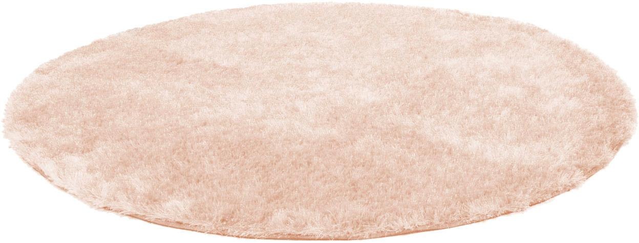 Thumbnail - Kayoom Hochflor-Teppich "Diamond 700" rund 45 mm Höhe weiche Microfaser, Langflor, Shaggy, Melange, Wohnzimmer