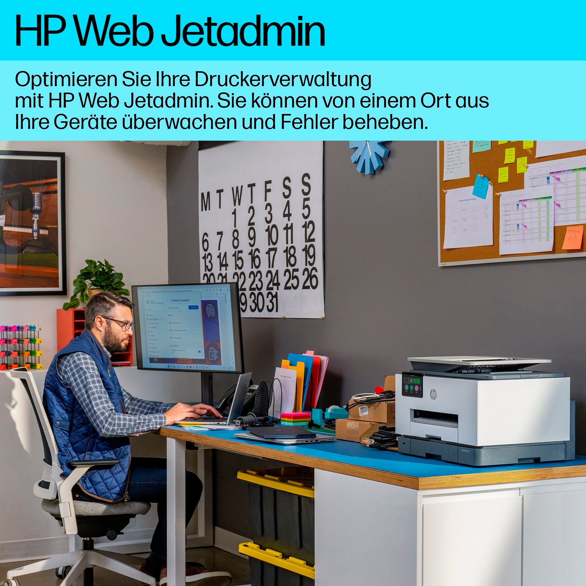 HP Multifunktionsdrucker »OfficeJet Pro 9130b«, HP Instant Ink kompatibel
