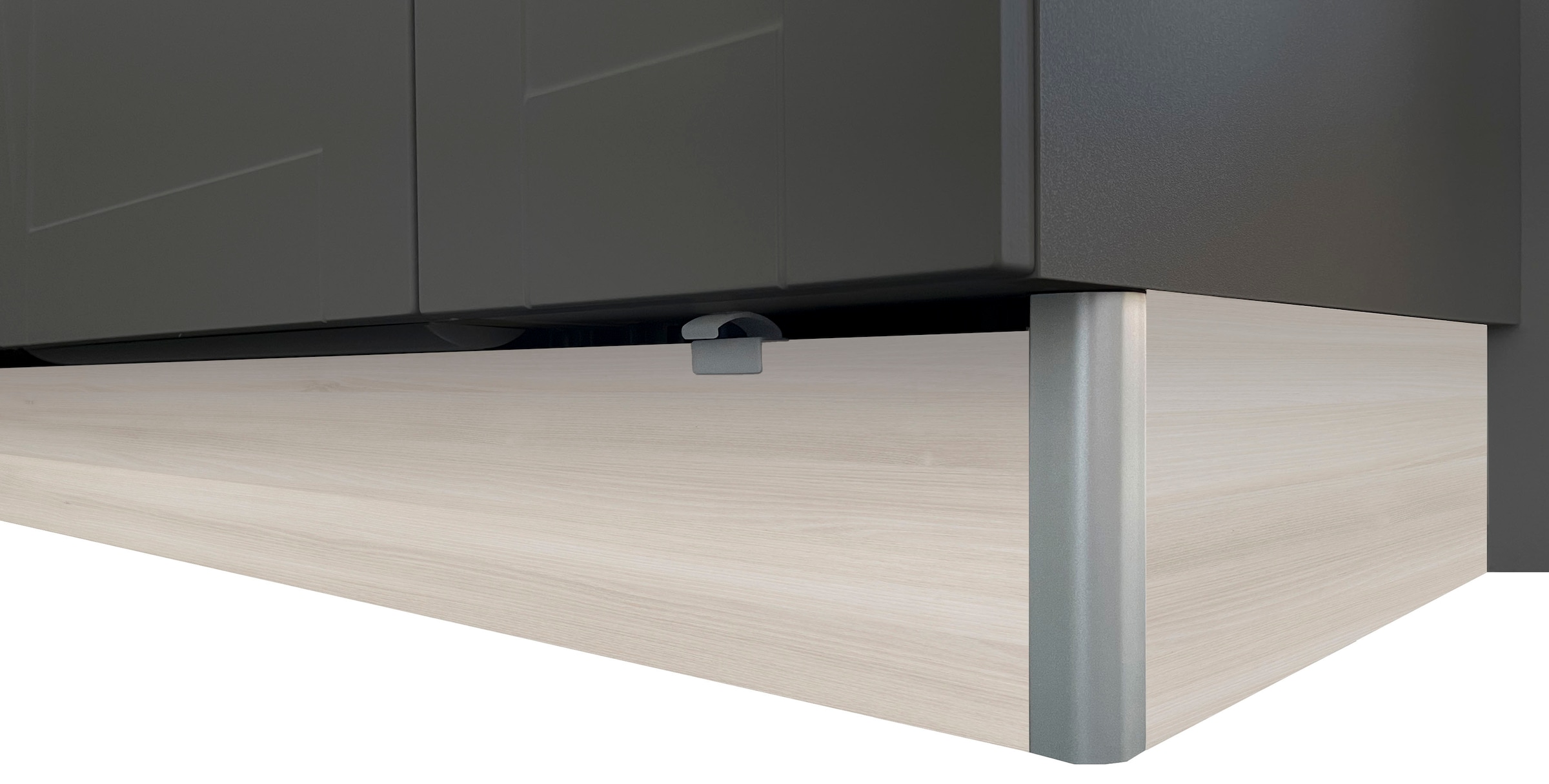 OPTIFIT Kücheninsel »Bern«, Stellbreite 160x95 cm mit höhenverstellbaren Füßen, mit Metallgriffen