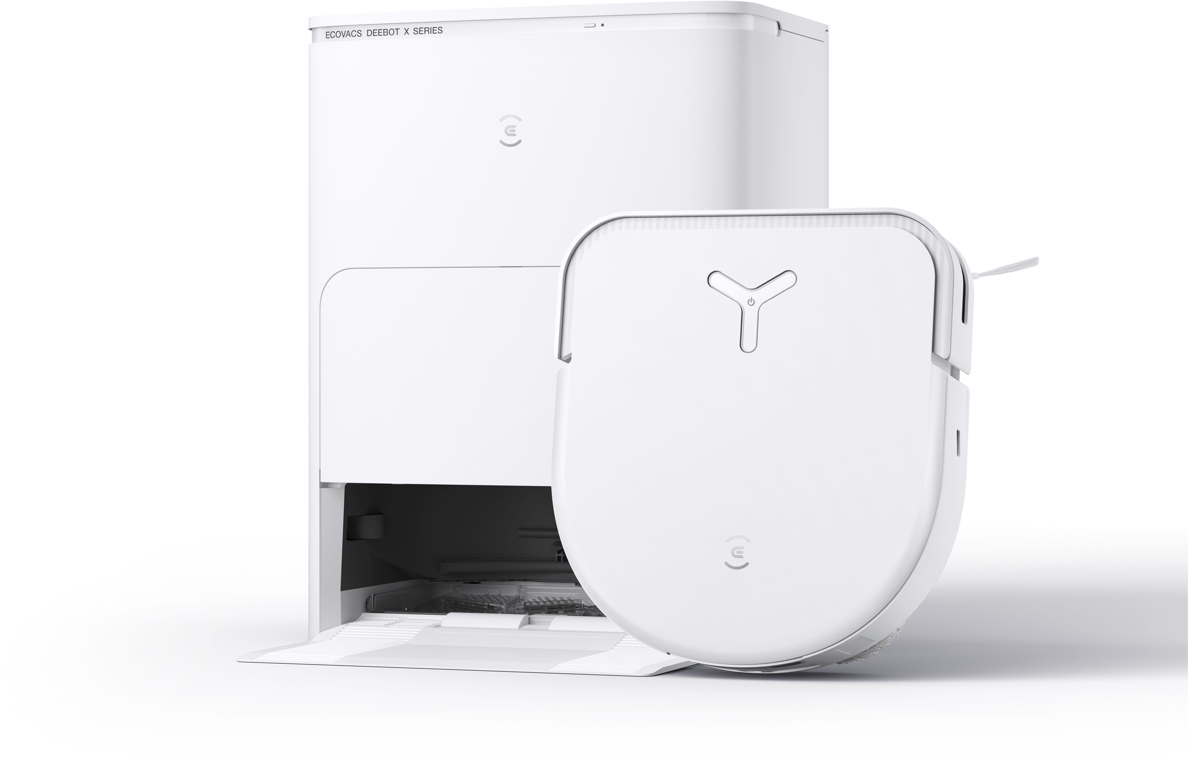 ECOVACS Nass-Trocken-Saugroboter »ECOVACS DEEBOT X5 OMNI«, 12.800PA, OMNI Station, 15mm Mopphebesystem, Adaptive Kantenreinigung