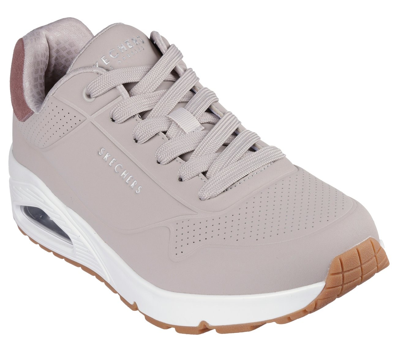 Skechers "UNO-SUITED ON AIR" Freizeitschuh, Halbschuh, Schnürschuh mit modischer Keilsohle
