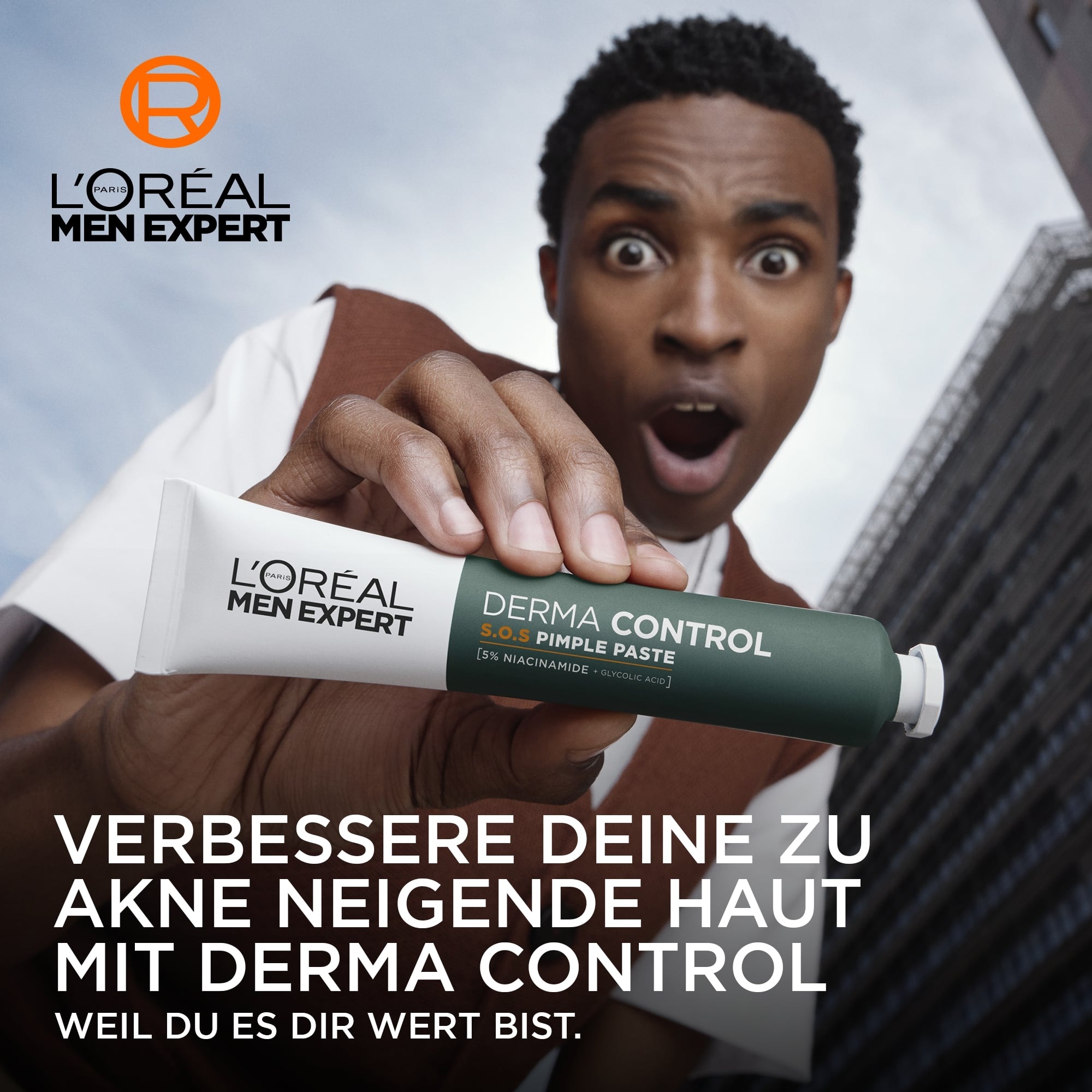 L'ORÉAL PARIS MEN EXPERT Pflegestift »L'Oréal Men Expert Derma Control S.O.S. 2in1 Anti-Pickel Paste«