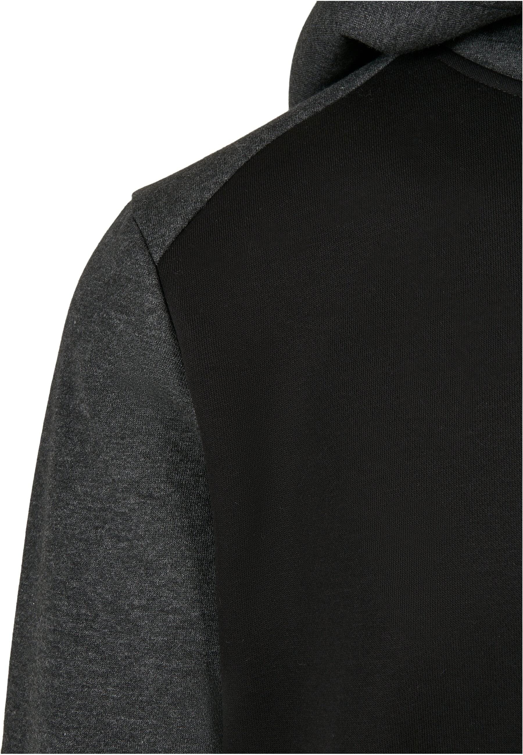 URBAN CLASSICS Rundhalspullover »Urban Classics Herren 2-Tone Fake Raglan Hoody«, (1 tlg.)
