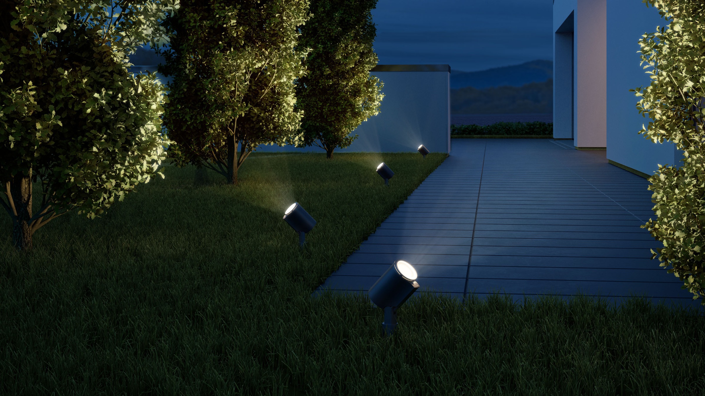 steinel LED Gartenstrahler »Garden«, 90°schwenkbar,3000K warmweiß,Gartenleuchte,Erdspieß, GU10-Leuchtmittel