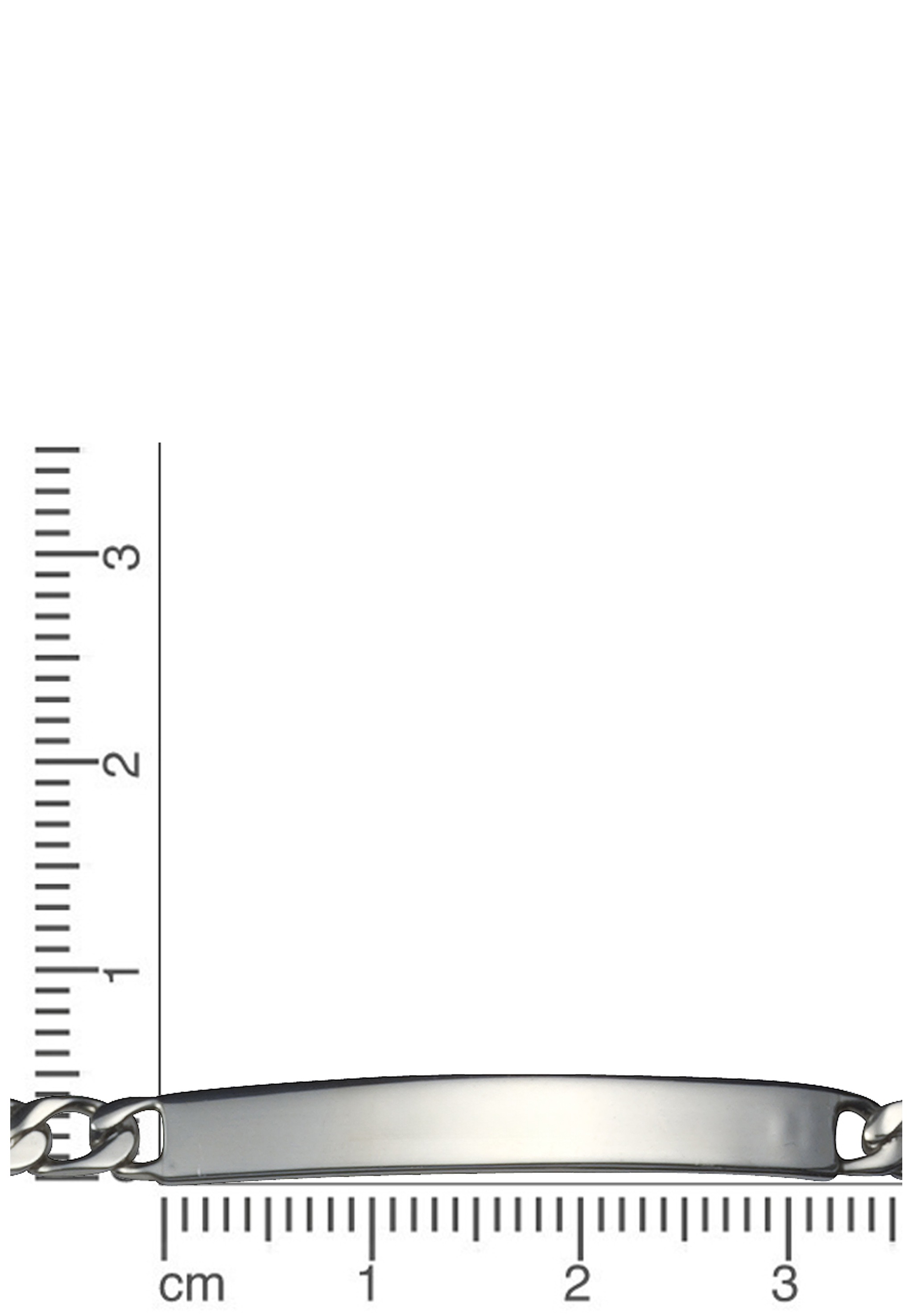 Firetti ID Plate Bracelet Sterling Silver 21 2